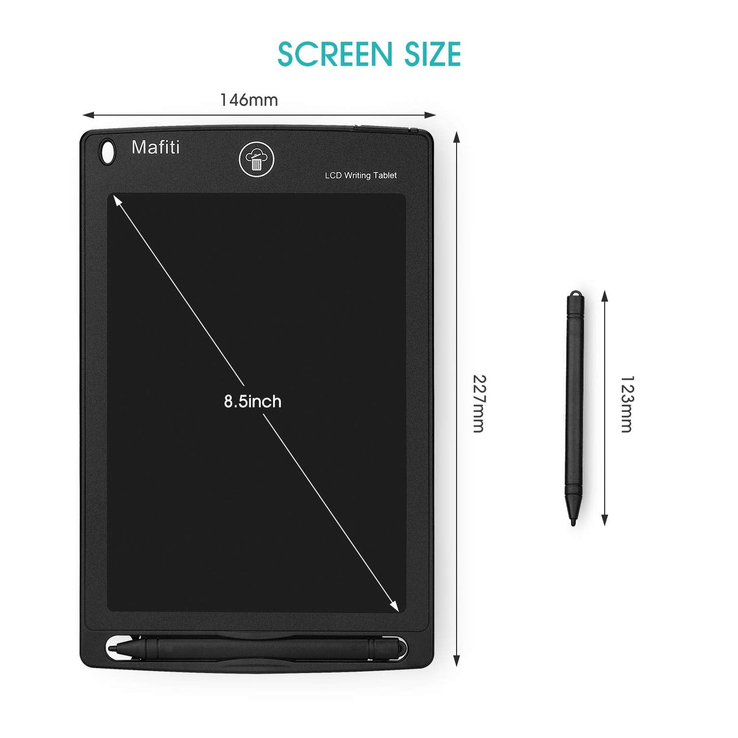 MAFITI LCD Writing Tablet 8.5-Inch | Portable Doodle Pad for Kids & Office
