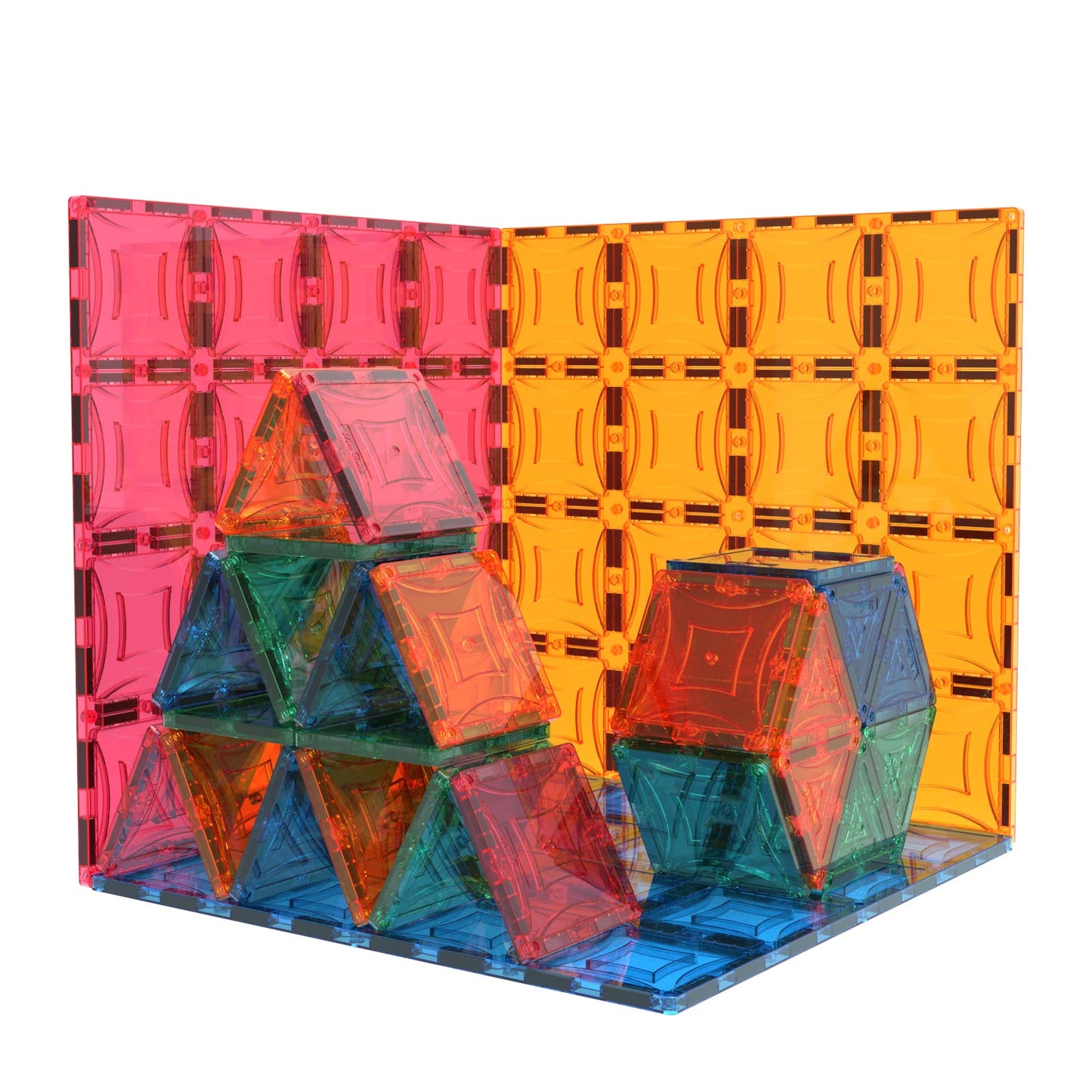 Mag Genius Stabilizer Plate Set – 12x12 Inch Magnet Tiles, 3 Stabilizer Plates, 144 Magnets, Compatible with Any Brand