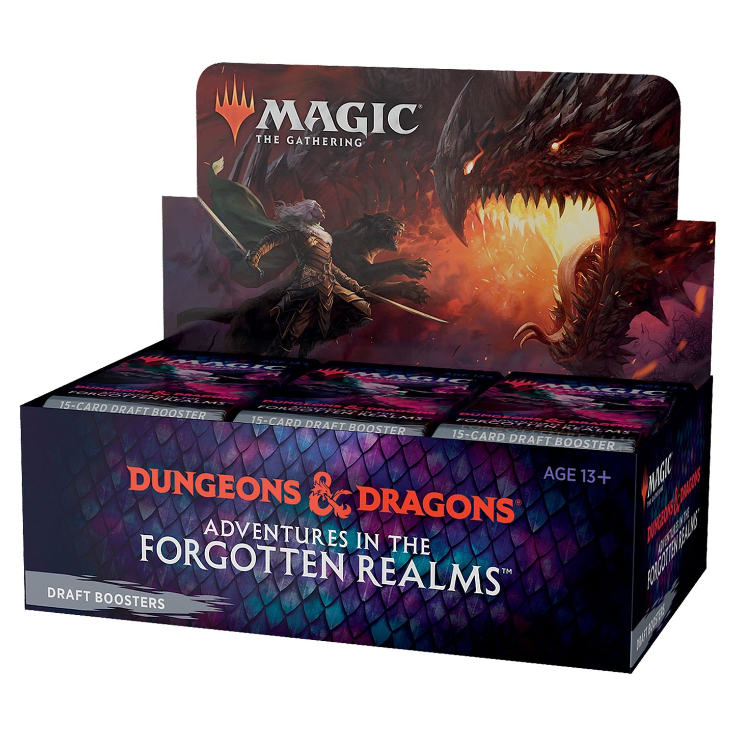 Magic: The Gathering Adventures in the Forgotten Realms Draft Booster Box – 36 Packs, 540 Cards