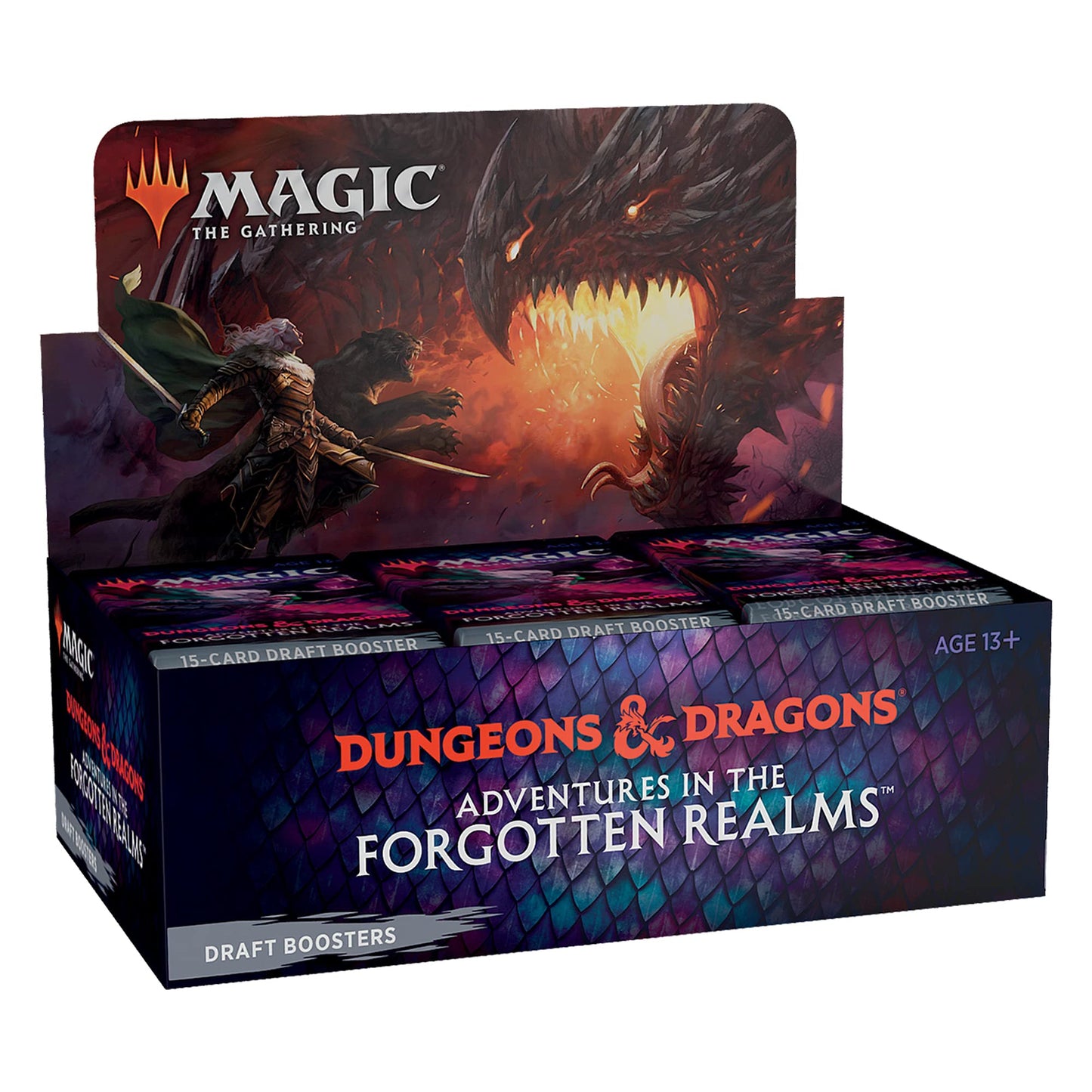 Magic: The Gathering Adventures in the Forgotten Realms Draft Booster Box – 36 Packs, 540 Cards