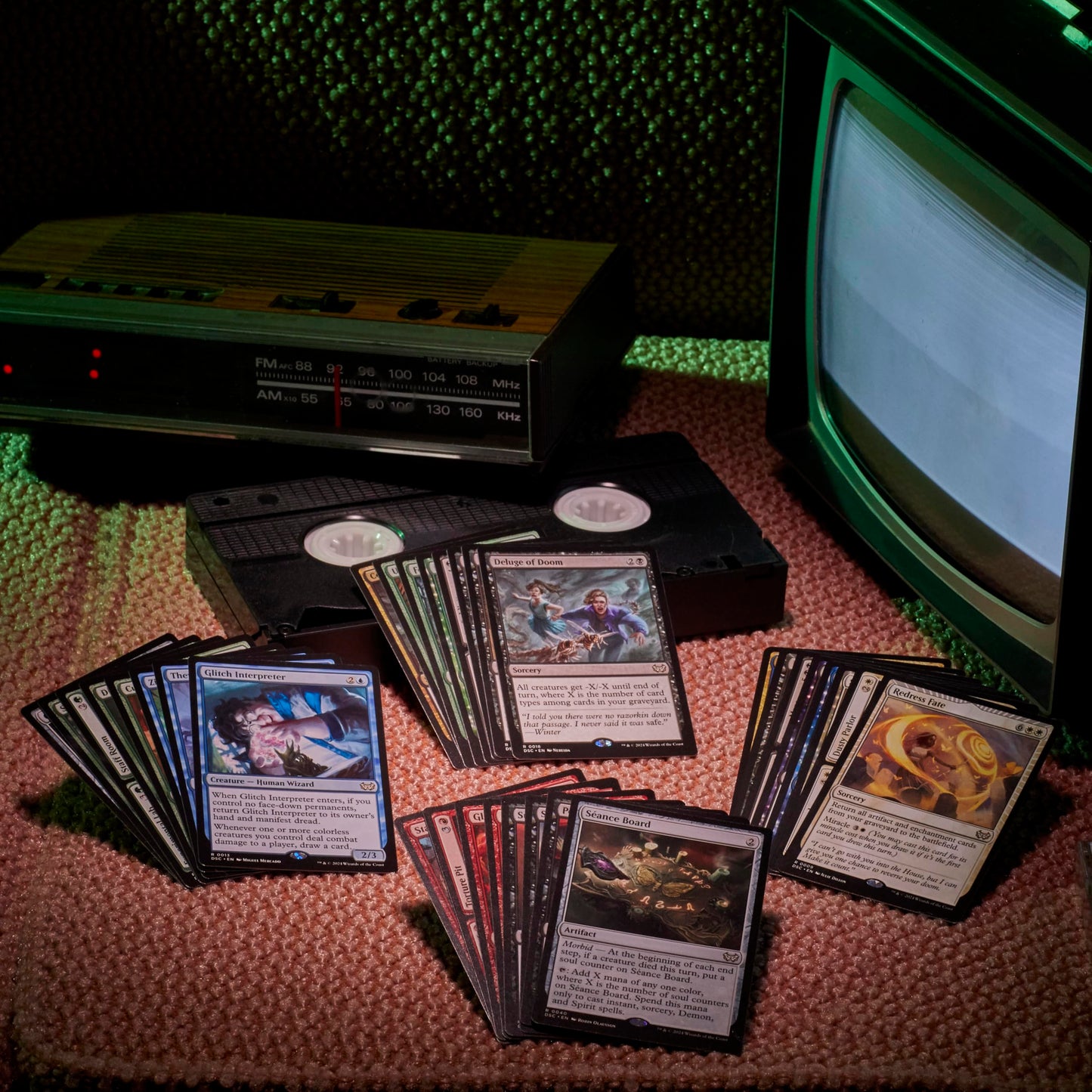 Magic: The Gathering Duskmourn: House of Horror Commander Deck Bundle – Includes All 4 Decks