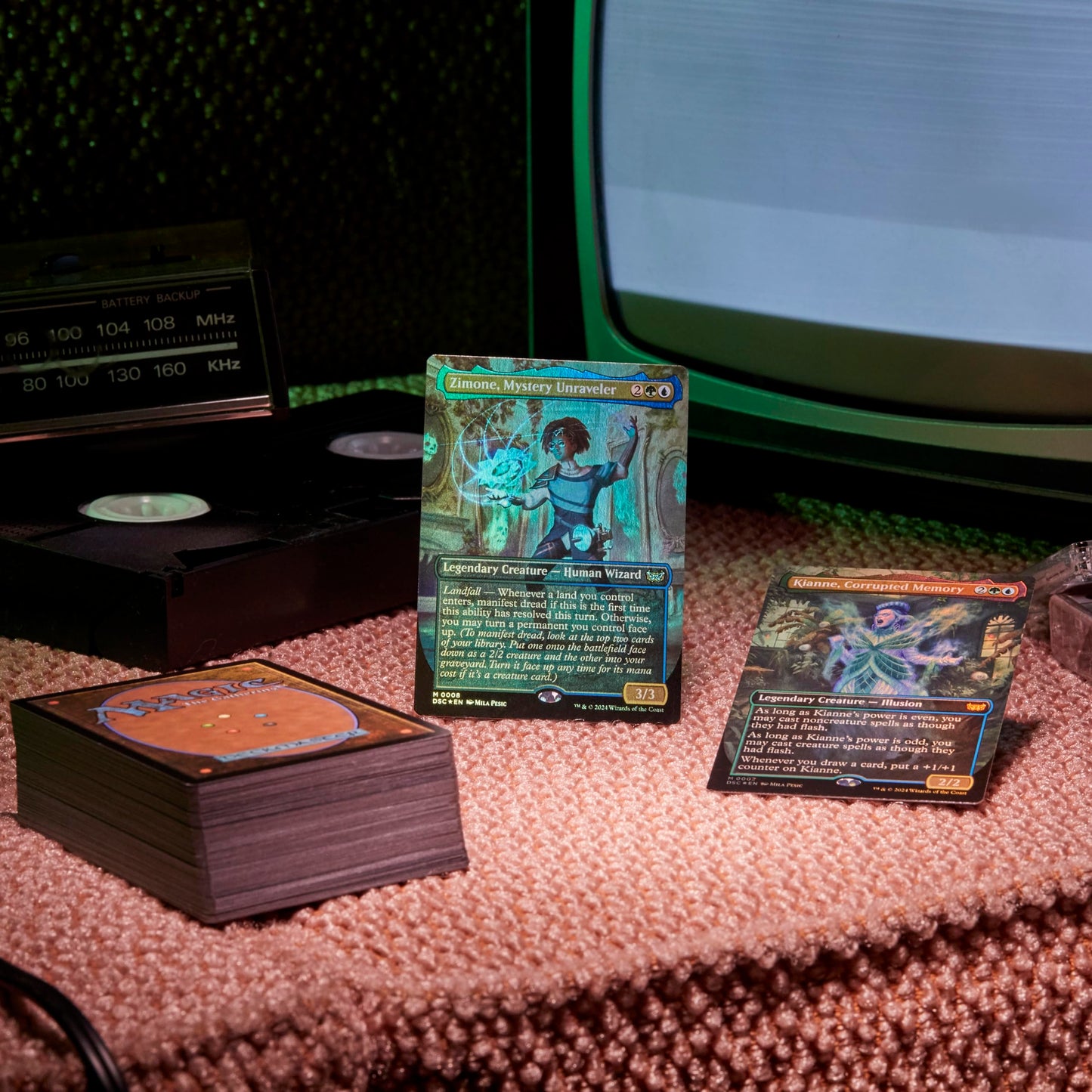 Magic: The Gathering Duskmourn: House of Horror Jump Scare! Commander Deck — Green-Blue