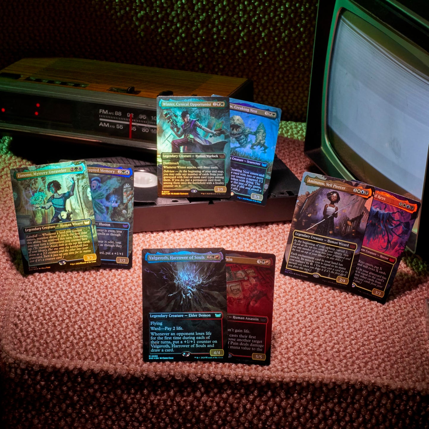 Magic: The Gathering Duskmourn: House of Horror Commander Deck Bundle – Includes All 4 Decks