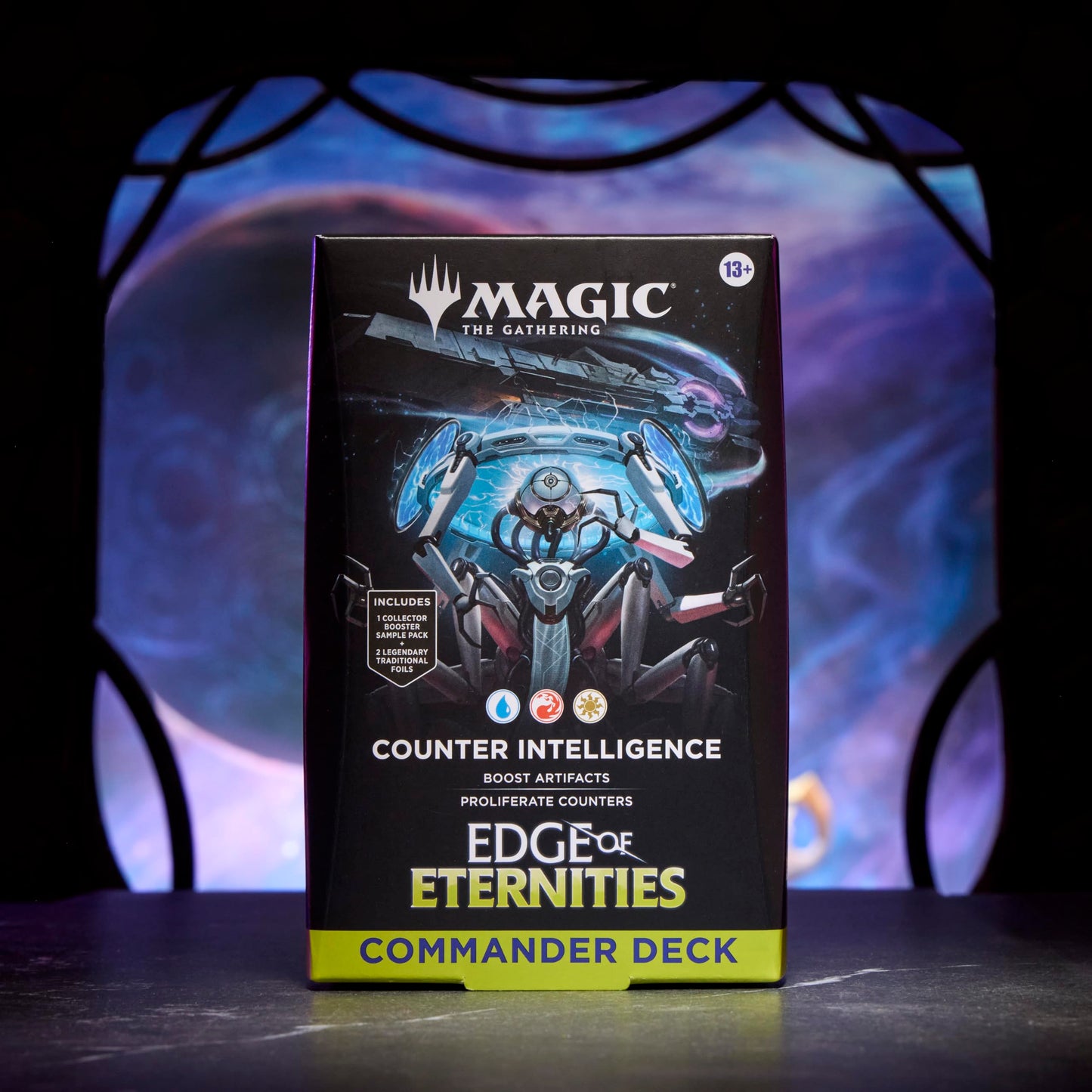 Magic: The Gathering Edge of Eternities Commander Deck Bundle — 2 World Shaper & 2 Counter Intelligence