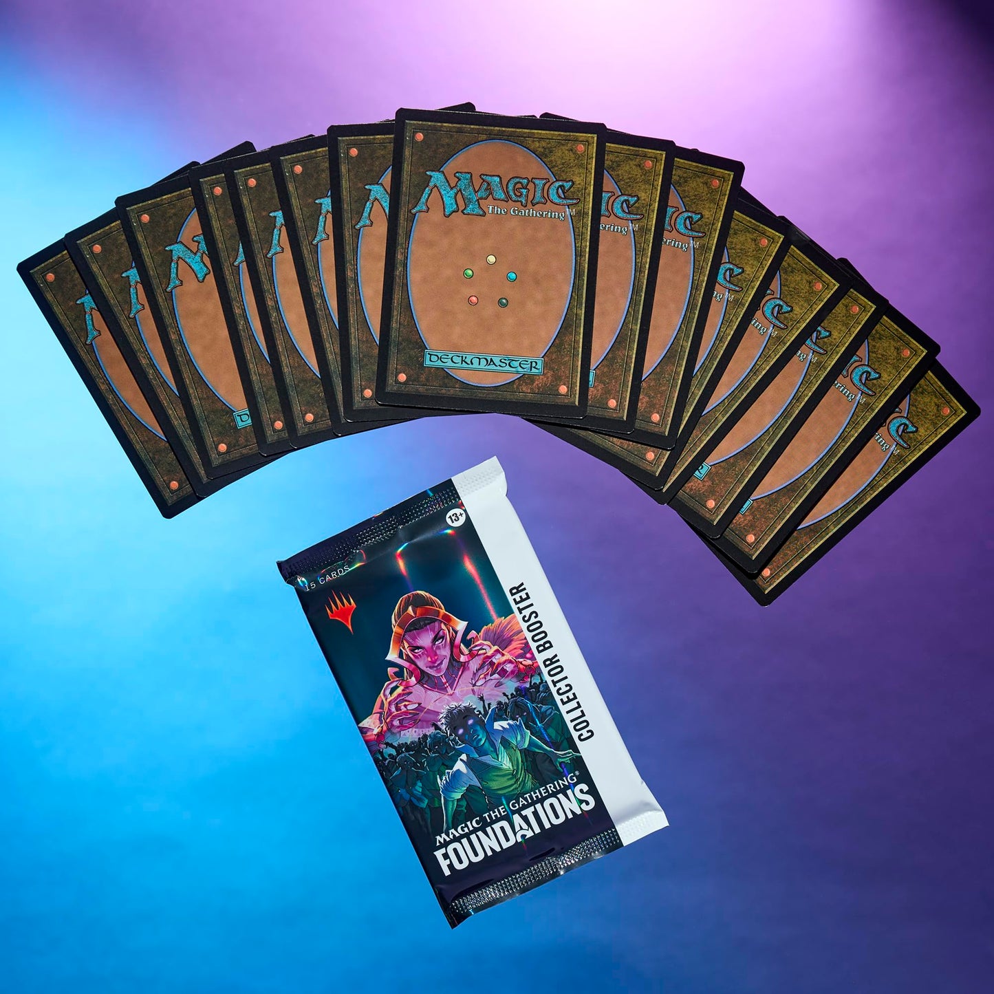 Magic: The Gathering Foundations - Collector Booster | 15 MTG Cards + Foil Token