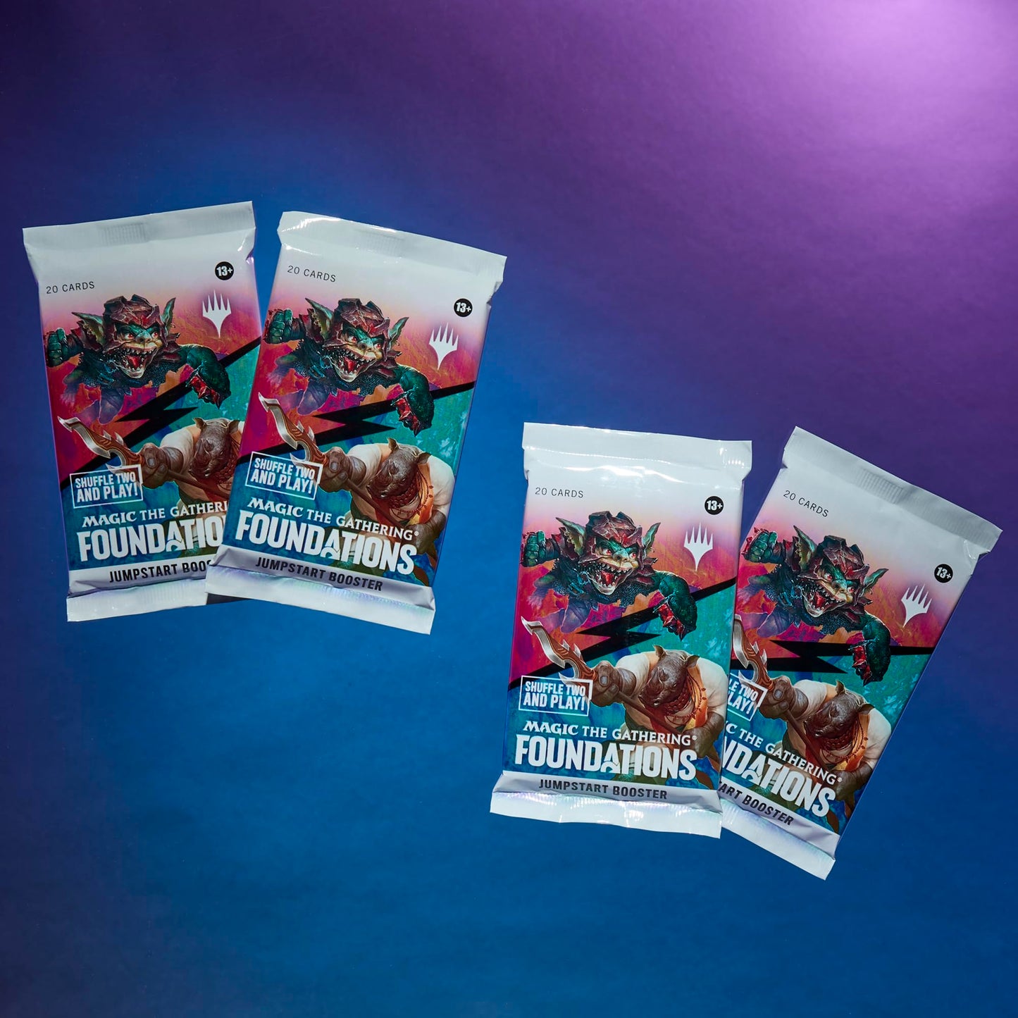 Magic: The Gathering Foundations Jumpstart 2025 Boosters | Quick, Creative Mashups for Two-Player Play