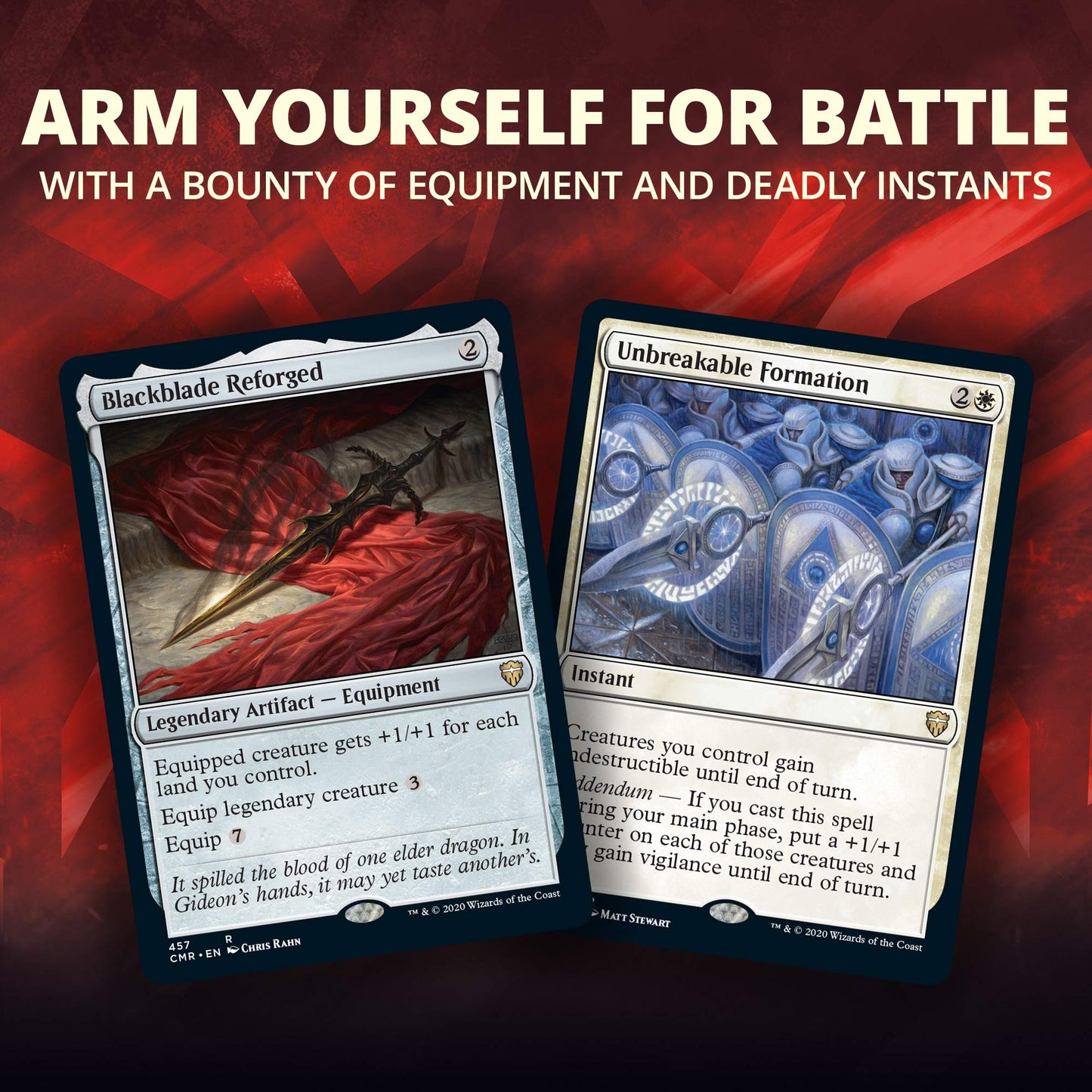 Magic: The Gathering Commander Legends – Arm for Battle | 100-Card Ready-to-Play Deck (Red-White)
