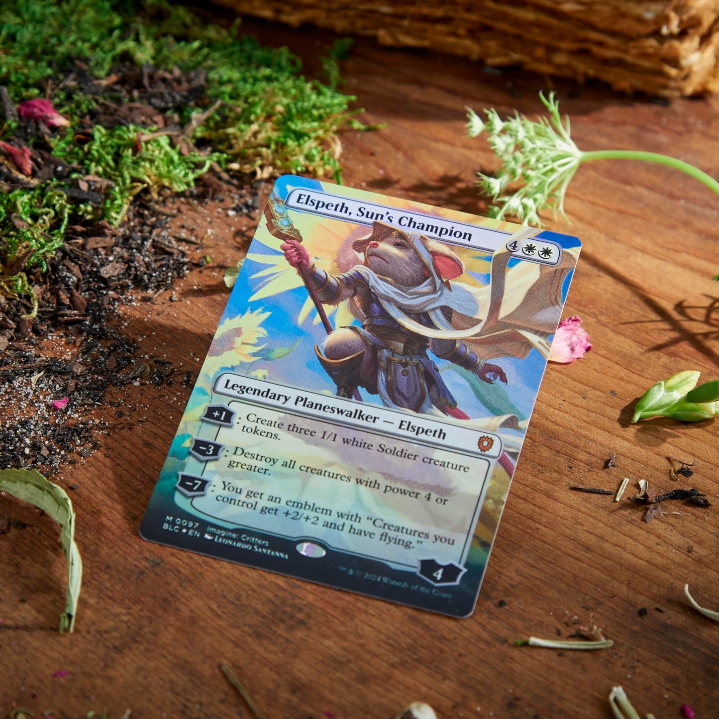 Magic: The Gathering Bloomburrow Family Matters Commander Deck – 100-Card Set + Booster Sample Pack & Accessories