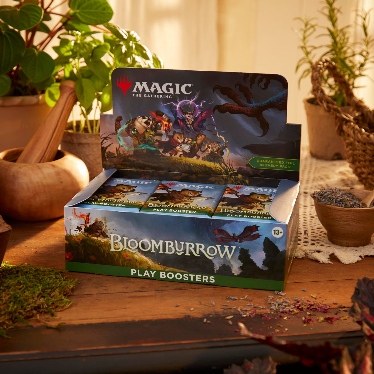 Magic: The Gathering Bloomburrow Play Booster Box – 36 Packs (504 Cards)