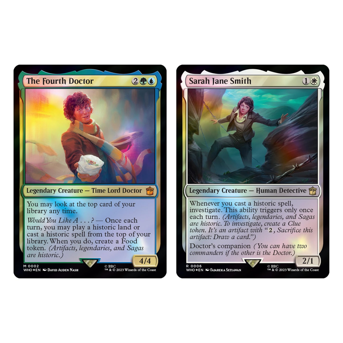 Magic: The Gathering Doctor Who Commander Deck – Blast from the Past (100-Card Set + Booster Sample Pack)