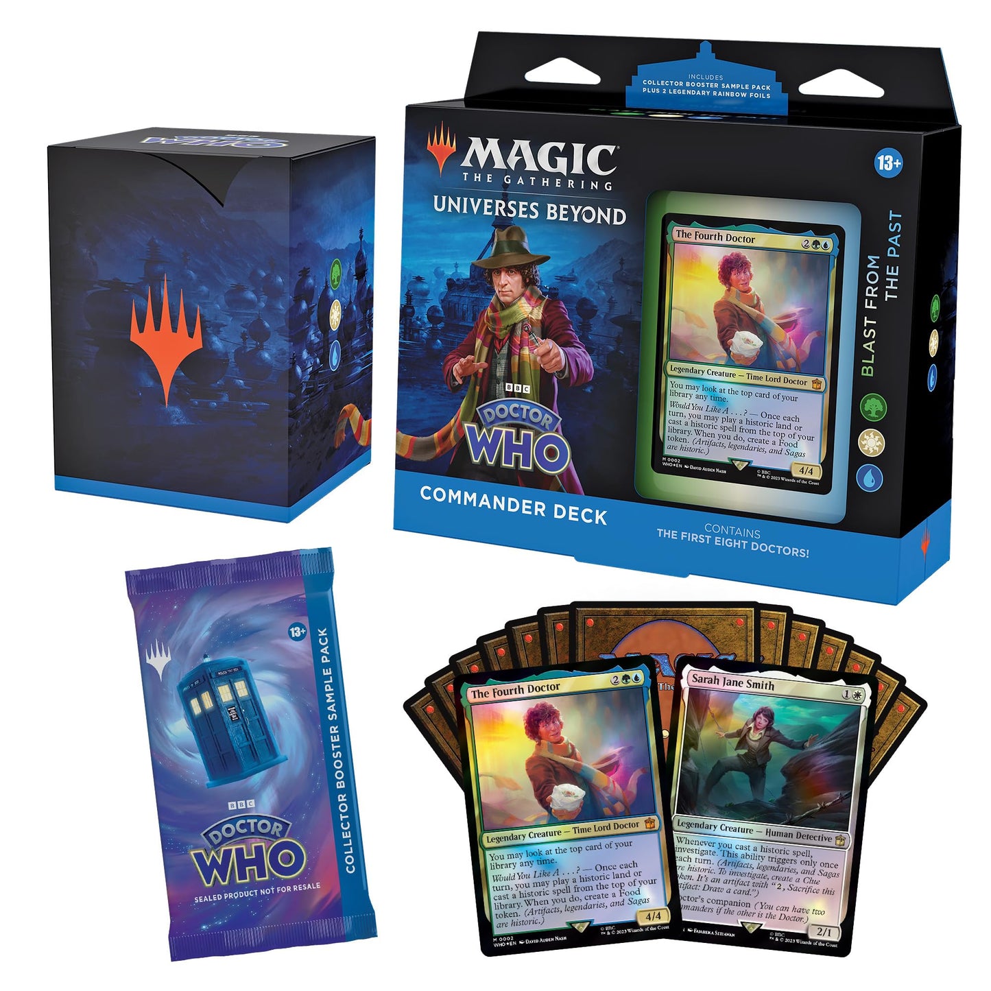 Magic: The Gathering Doctor Who Commander Deck Bundle – 4 Decks Included