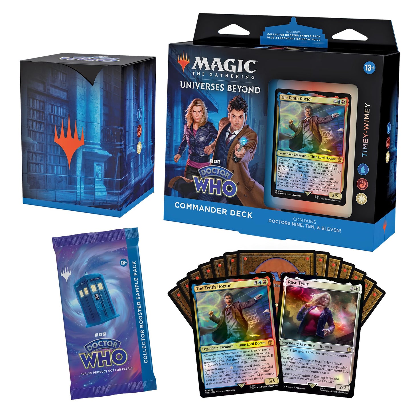 Magic: The Gathering Doctor Who Commander Deck Bundle – 4 Decks Included