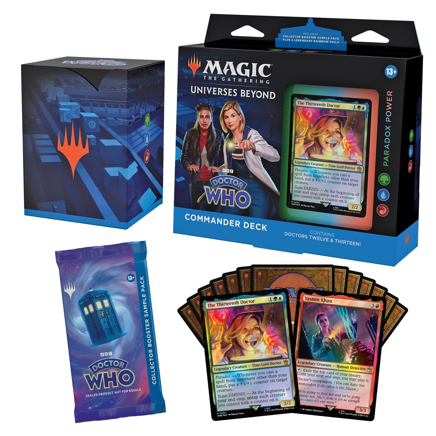 Magic: The Gathering Doctor Who Commander Deck Bundle – 4 Decks Included