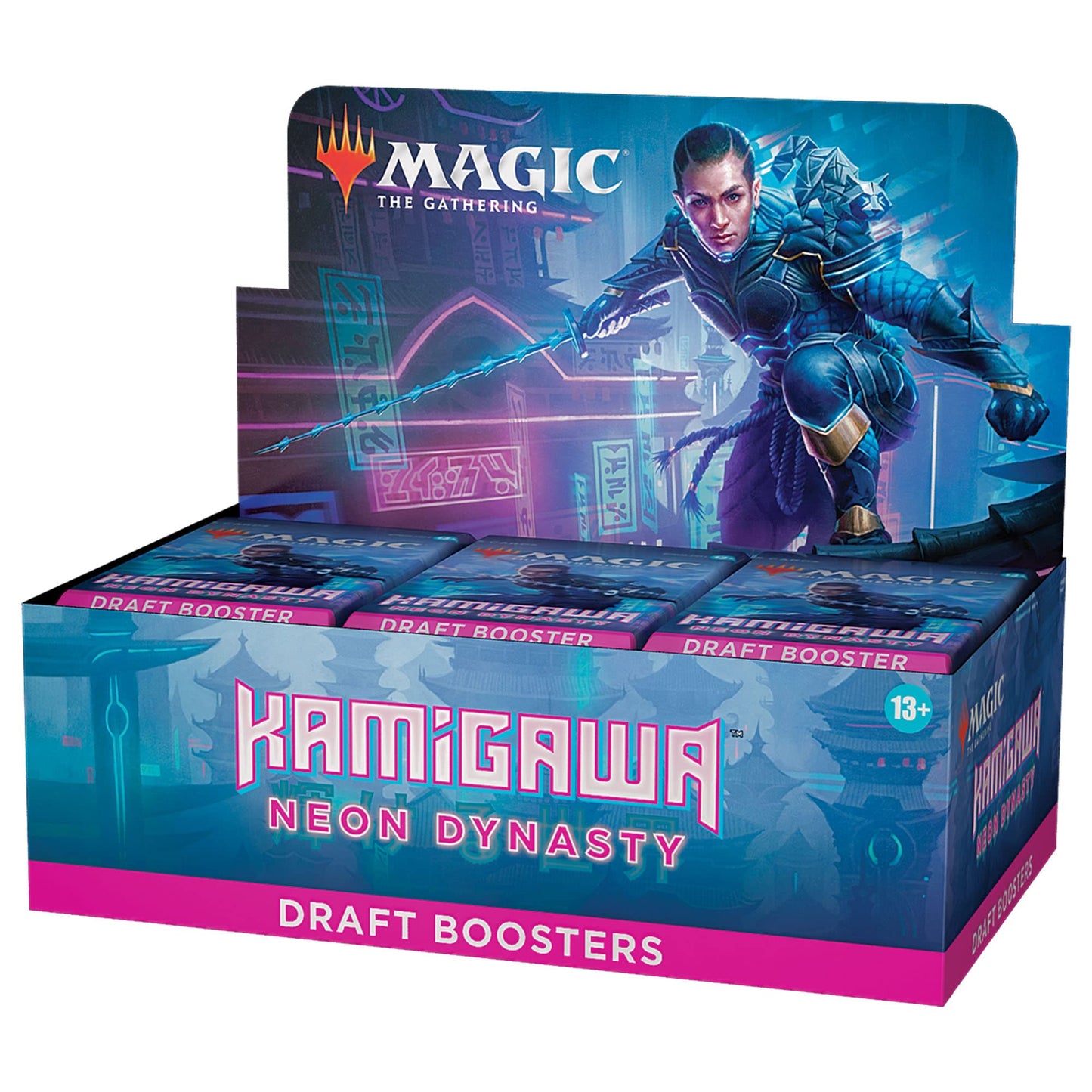Magic: The Gathering Kamigawa: Neon Dynasty Draft Booster Box — 36 Packs, 540 Cards