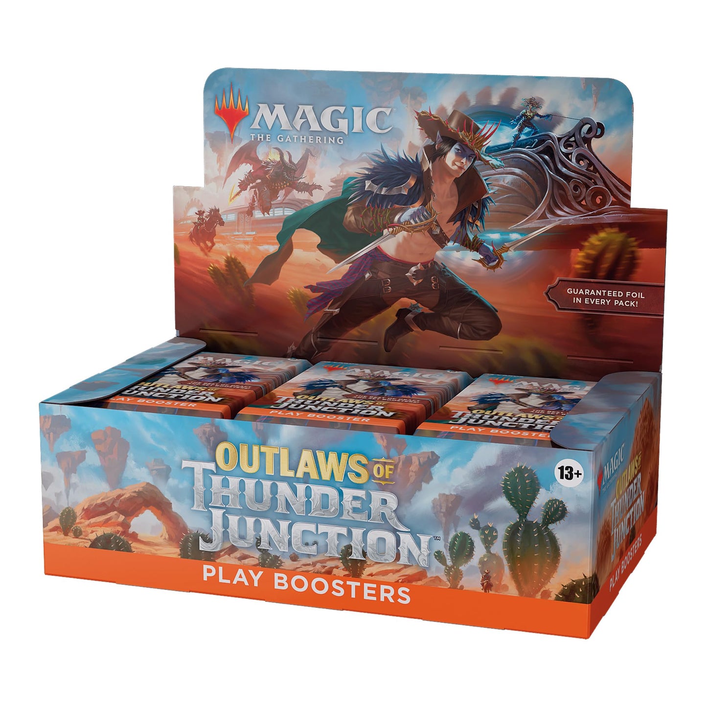 Magic: The Gathering Outlaws of Thunder Junction Play Booster Box – 36 Boosters, 504 Cards