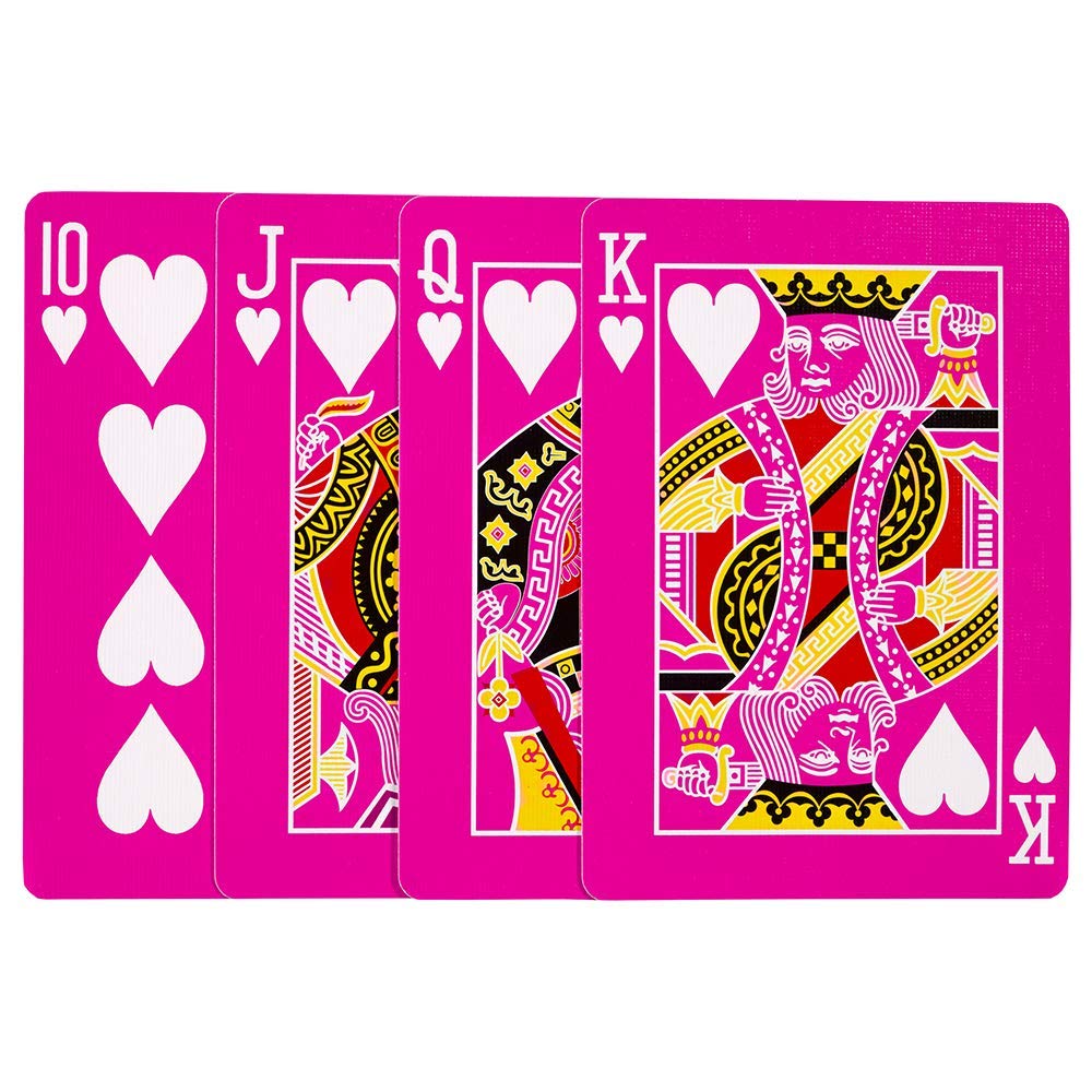 Magic Makers Pink Bicycle Playing Cards Deck | Premium US Playing Co. Stock, Double Back & Double Face
