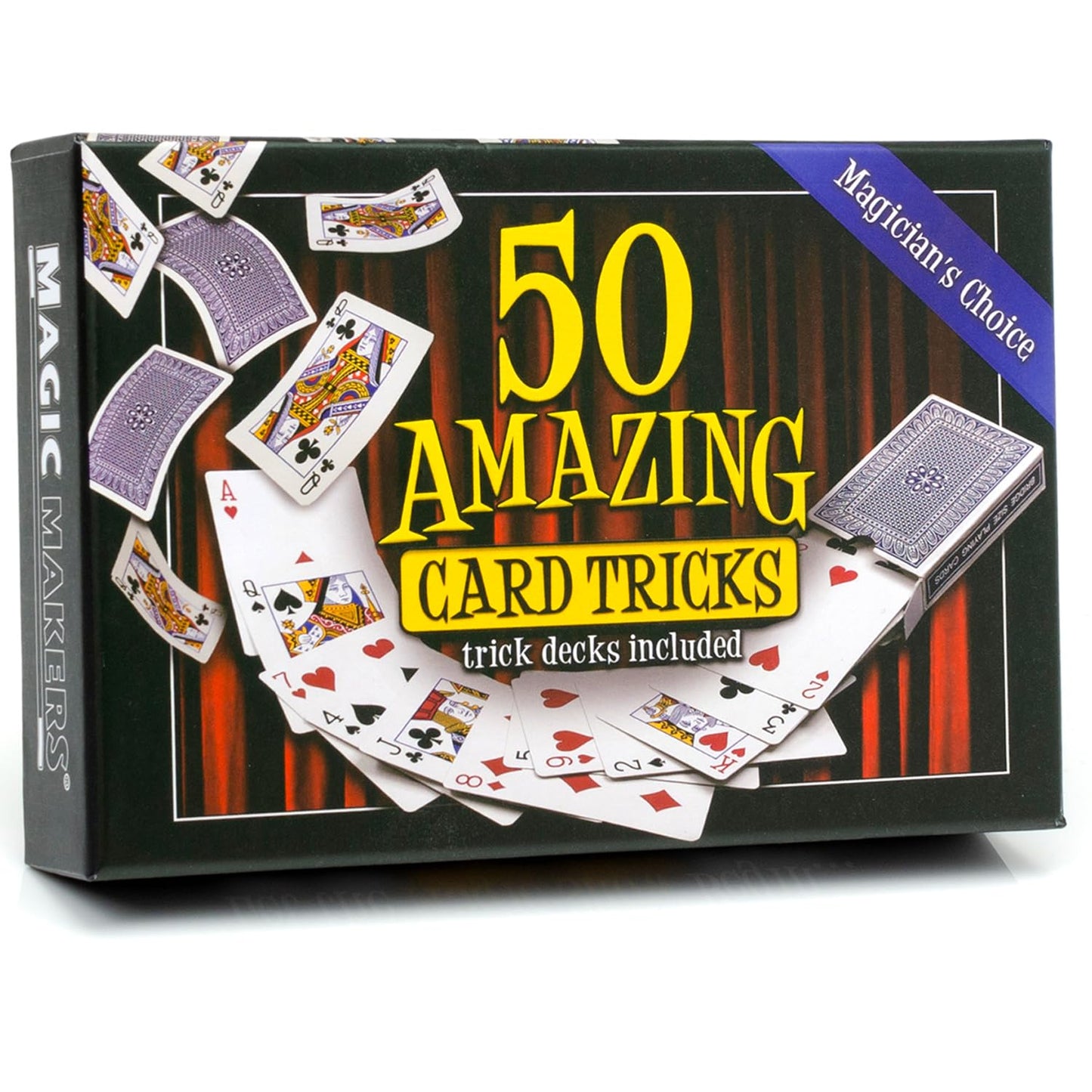 Magic Makers 50 Amazing Card Tricks Kit for All Ages | Trick Decks Included