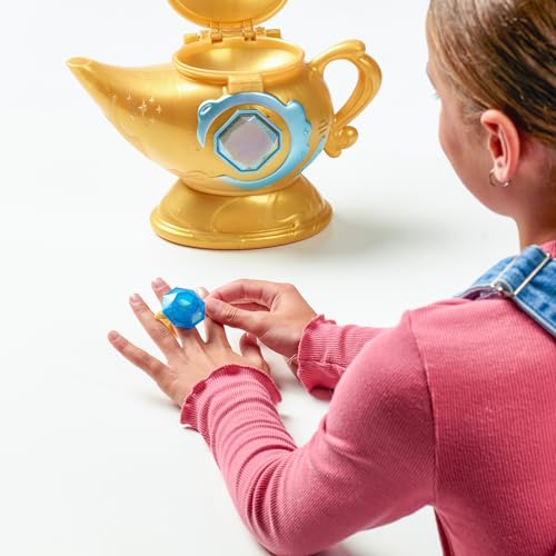 Magic Mixies Magic Genie Lamp with 8-inch Blue Plush – 60+ Lights & Reactions