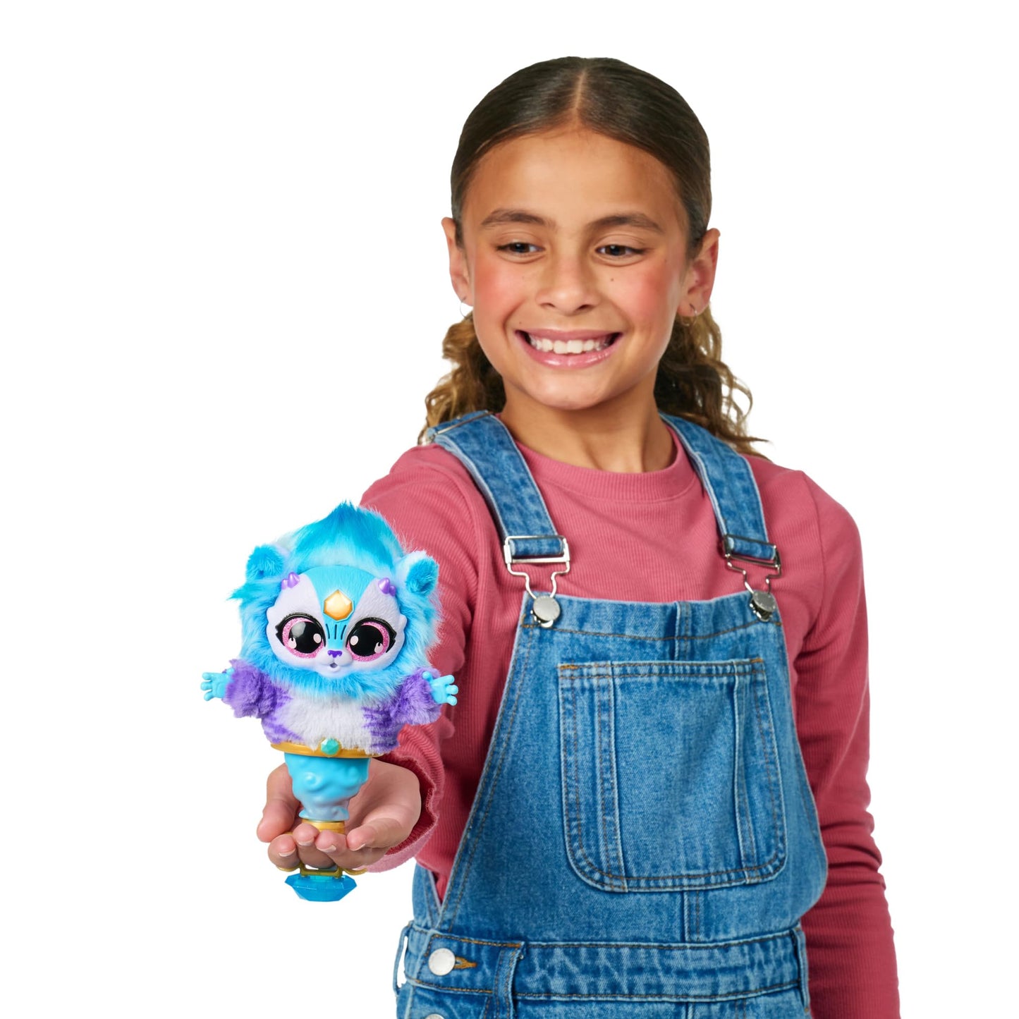 Magic Mixies Magic Genie Lamp with 8-inch Blue Plush – 60+ Lights & Reactions