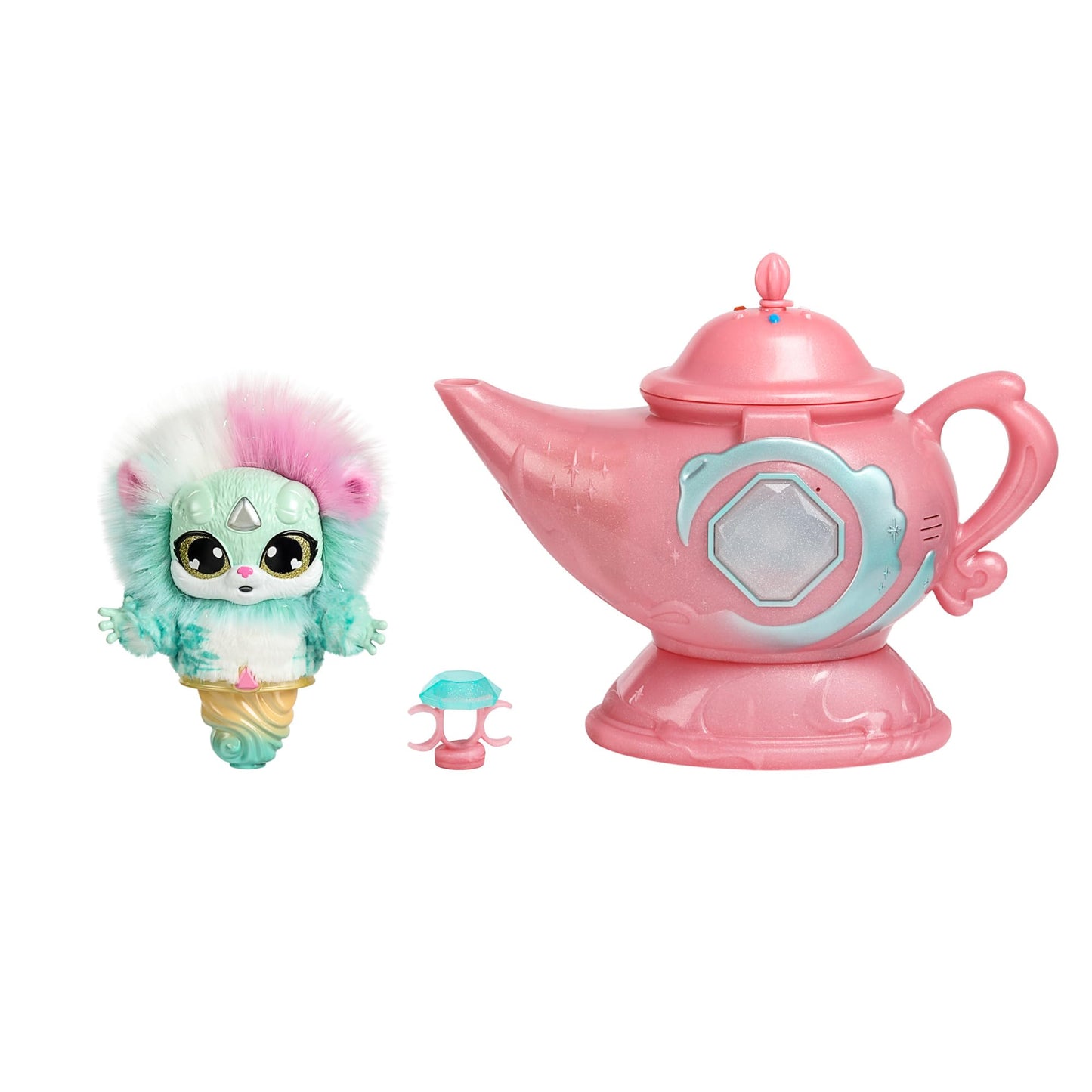 Magic Mixies Genie Lamp with Interactive Plush — 60+ Lights & Reactions | Amazon Exclusive