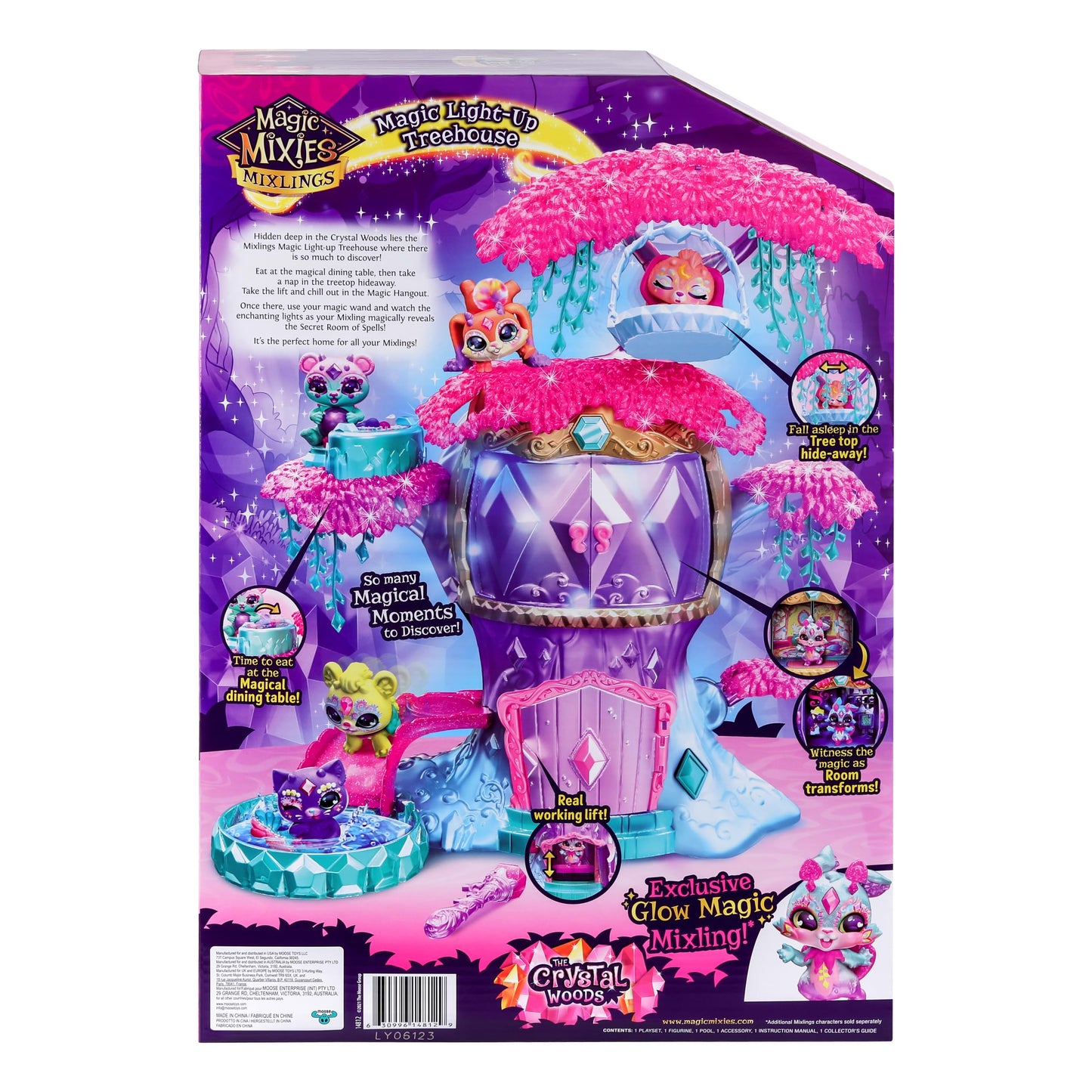 Magic Mixies Mixlings Light-Up Treehouse with Glow Mixling & Wand – Amazon Exclusive