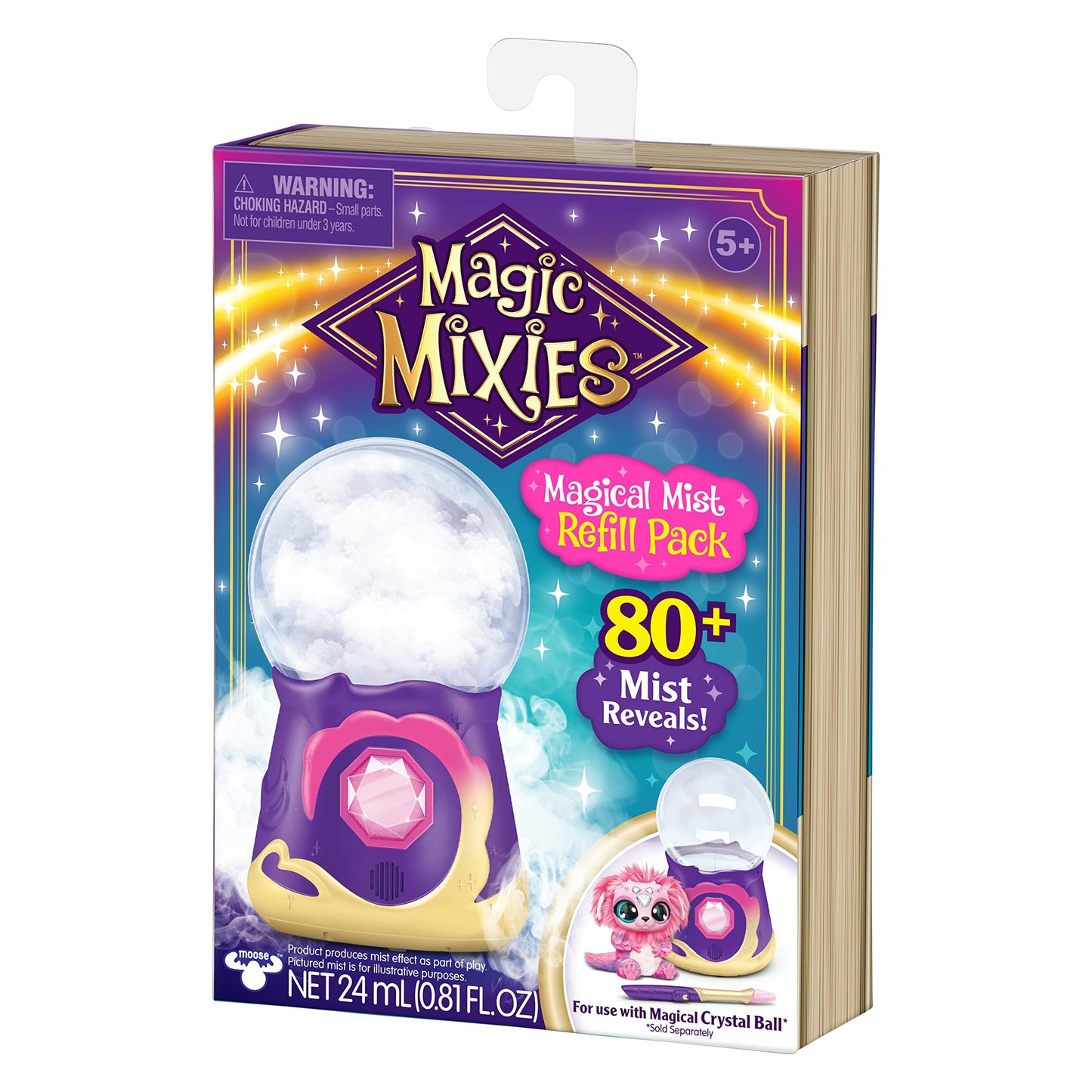 Magic Mixies Magical Mist Refill Pack – 2 Vials for Crystal Ball & Cauldron