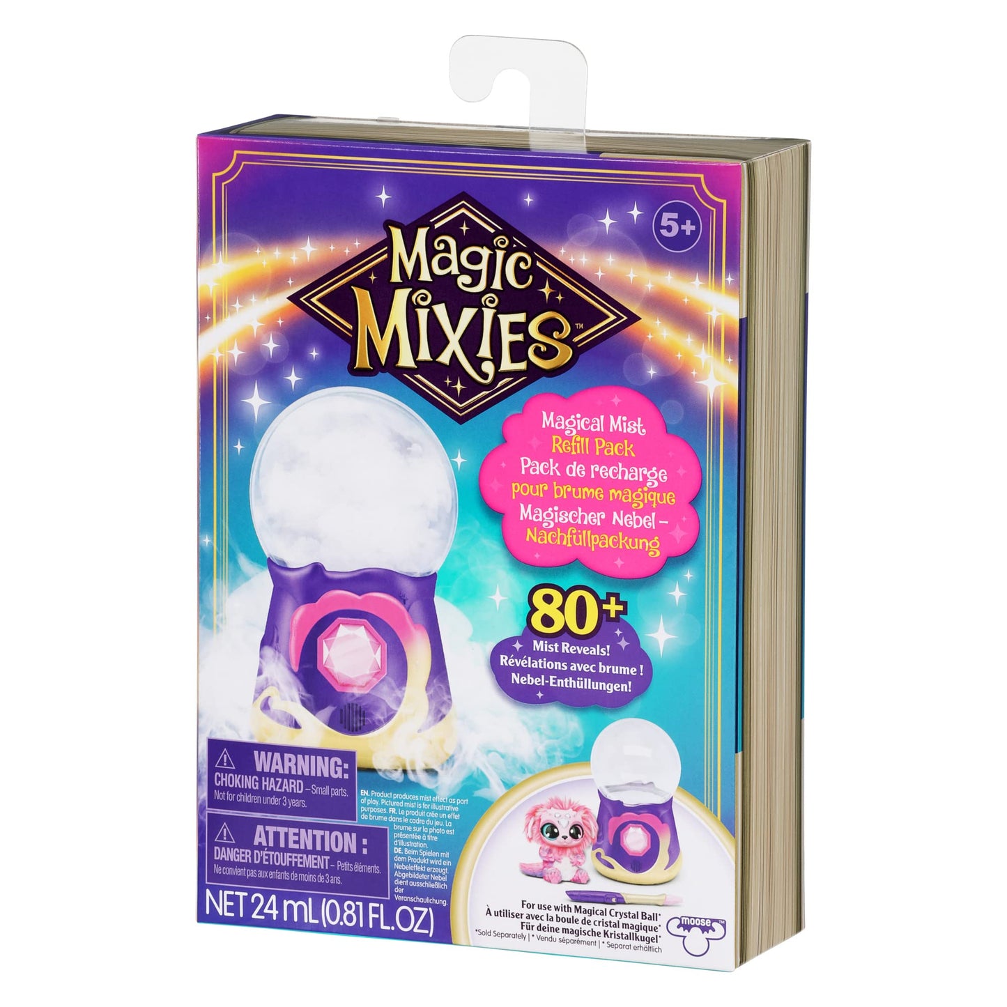Magic Mixies Magical Mist Refill Pack – 2 Vials for Crystal Ball & Cauldron