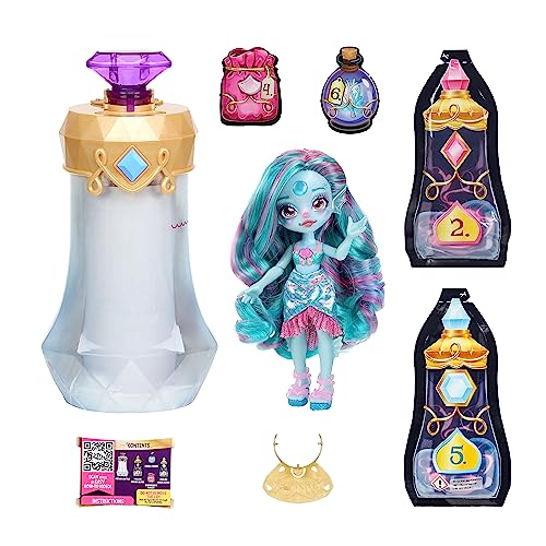 Magic Mixies Pixlings Marena Mermaid Pixling – Create Potion to Reveal a 6.5-Inch Doll