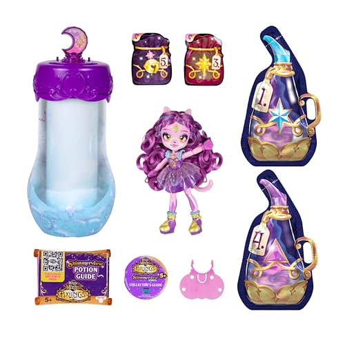Magic Mixies Pixlings Shimmerverse: Create & Reveal Catlyn the Cat Doll – 6.5 Inches