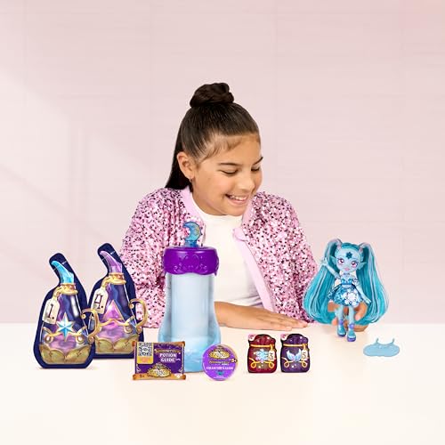 Magic Mixies Pixlings Shimmerverse: Marena the Ice Mermaid 6.5-Inch Pixling Reveal from Potion Bottle