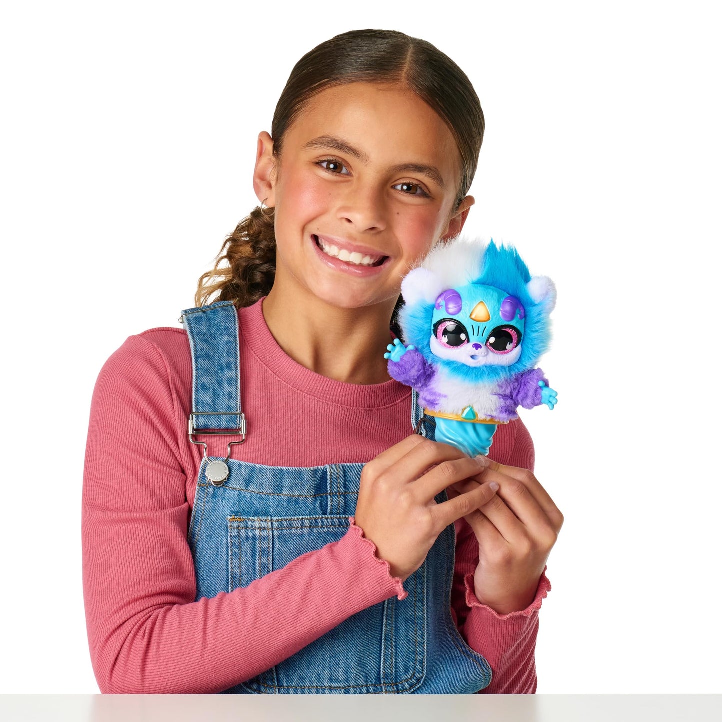 Magic Mixies Magic Genie Lamp with 8-inch Blue Plush – 60+ Lights & Reactions