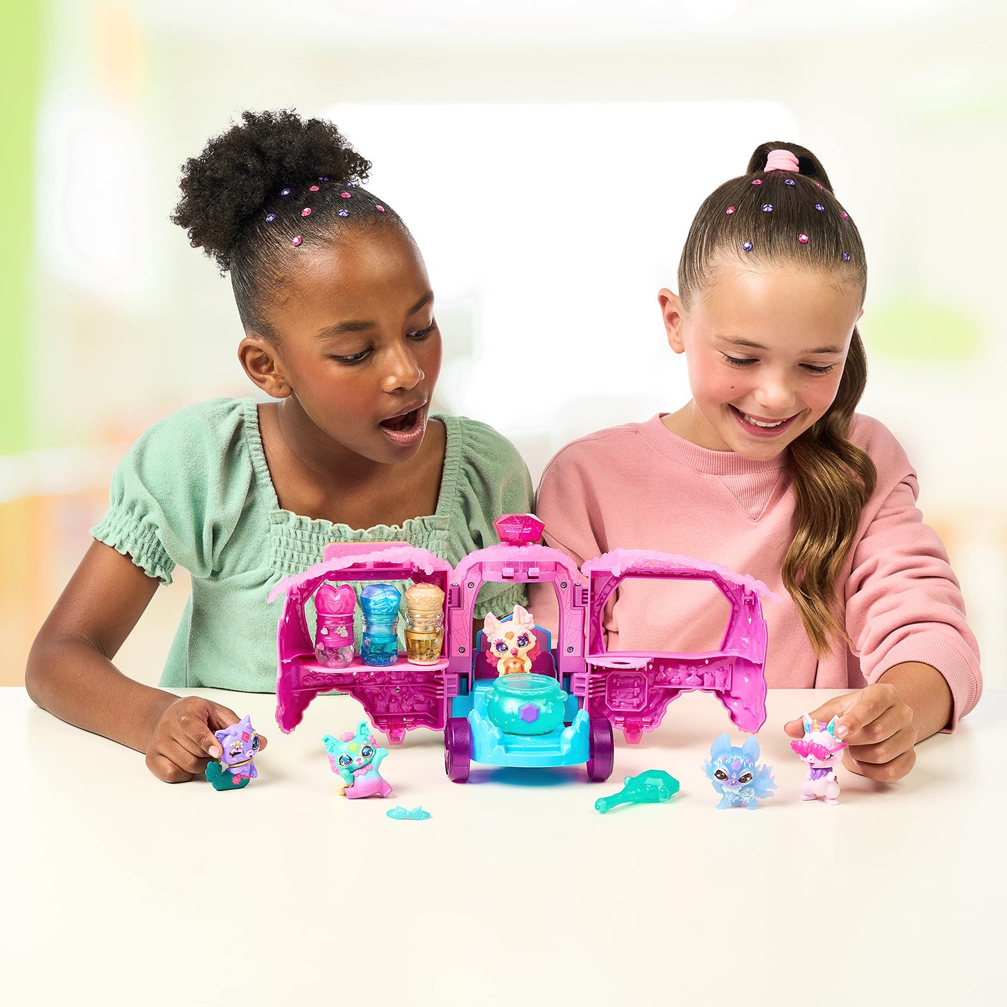 Magic Mixies Magic Potions Truck Playset | Transforms Into Potion Shop & 3 Spells