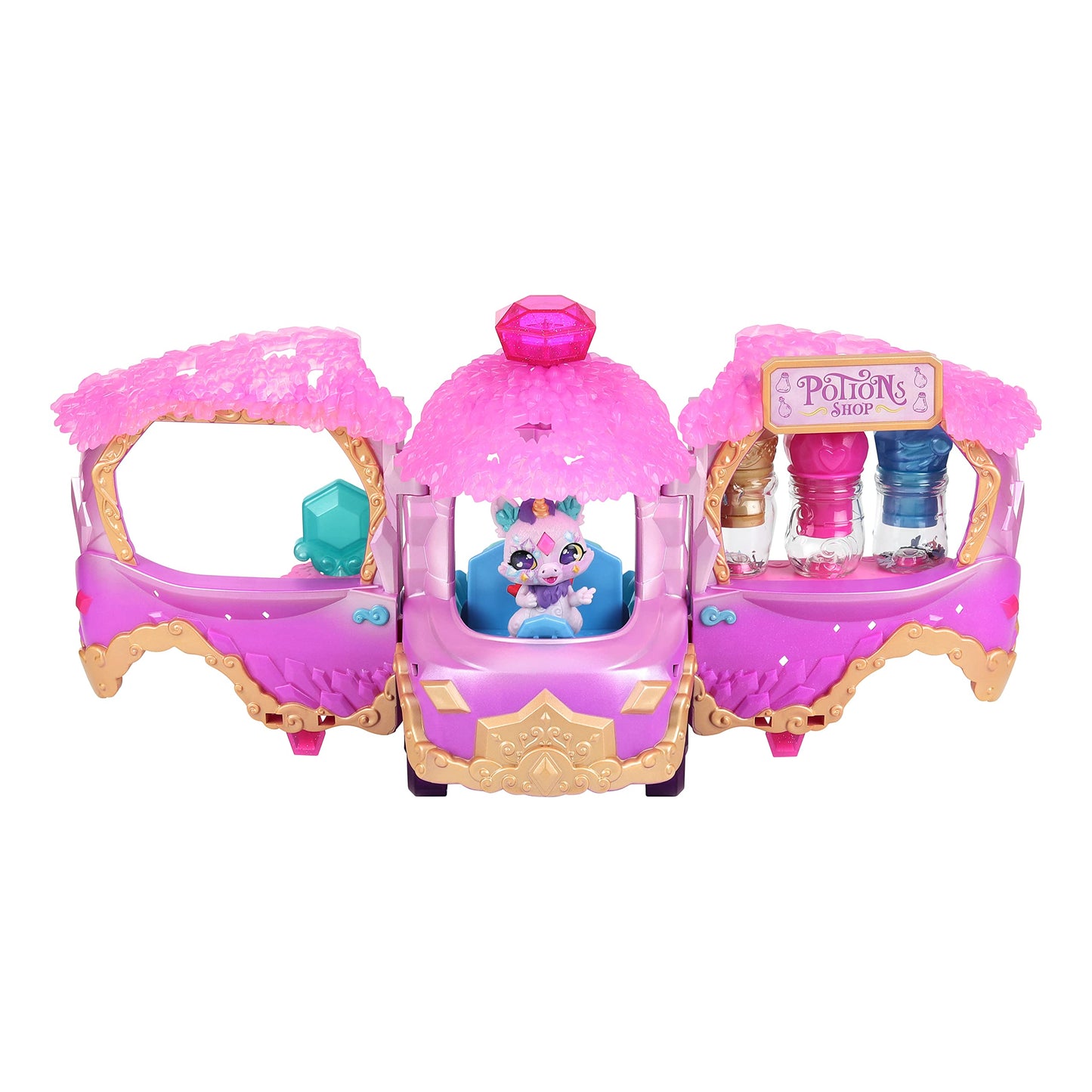 Magic Mixies Magic Potions Truck Playset | Transforms Into Potion Shop & 3 Spells