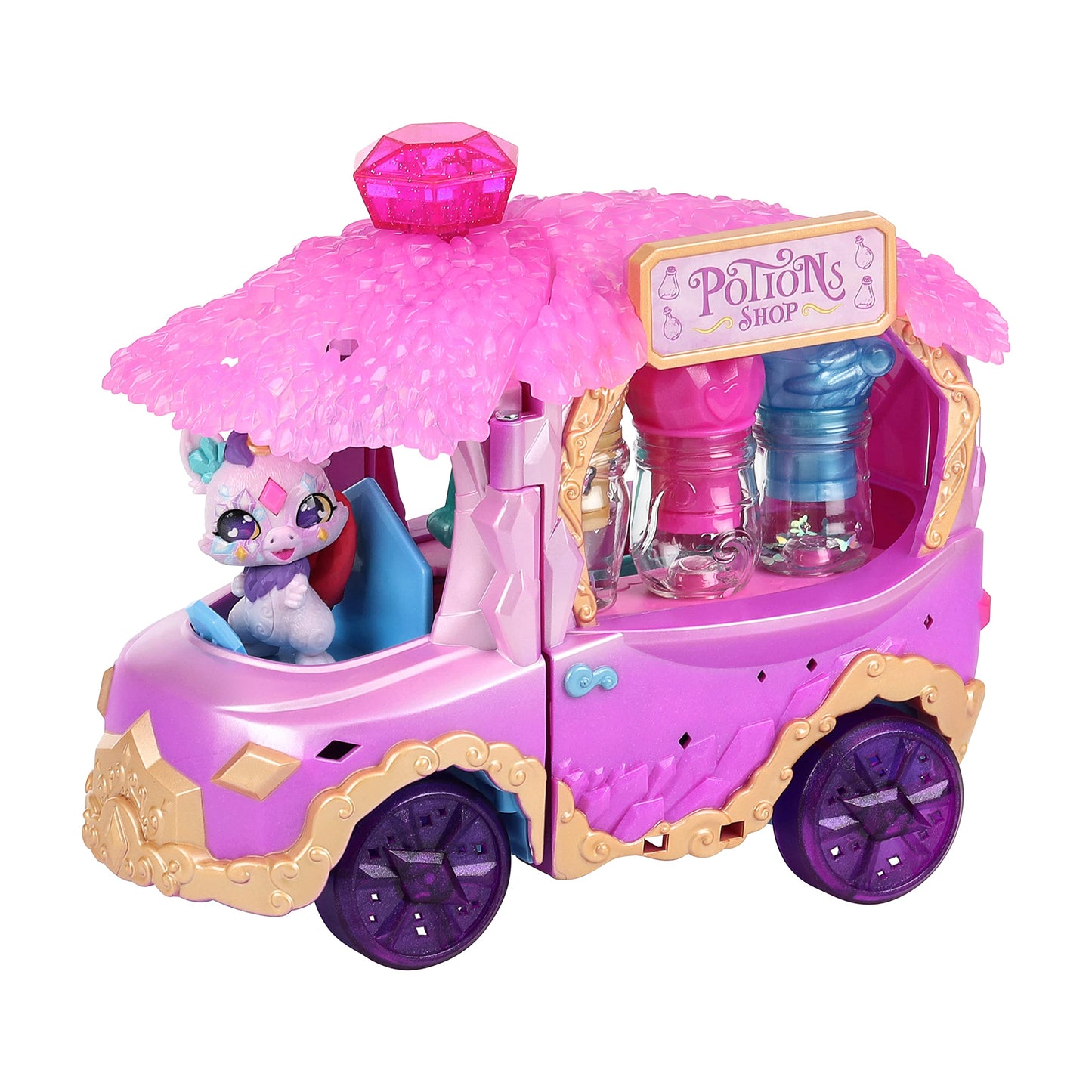Magic Mixies Magic Potions Truck Playset | Transforms Into Potion Shop & 3 Spells
