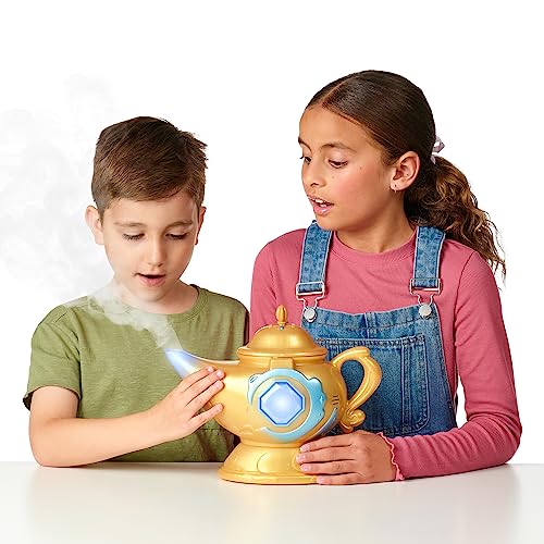 Magic Mixies Magic Genie Lamp with 8-inch Blue Plush – 60+ Lights & Reactions