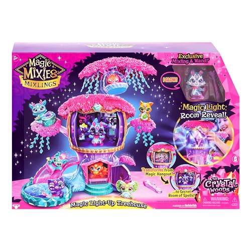 Magic Mixies Mixlings Light-Up Treehouse with Glow Mixling & Wand – Amazon Exclusive