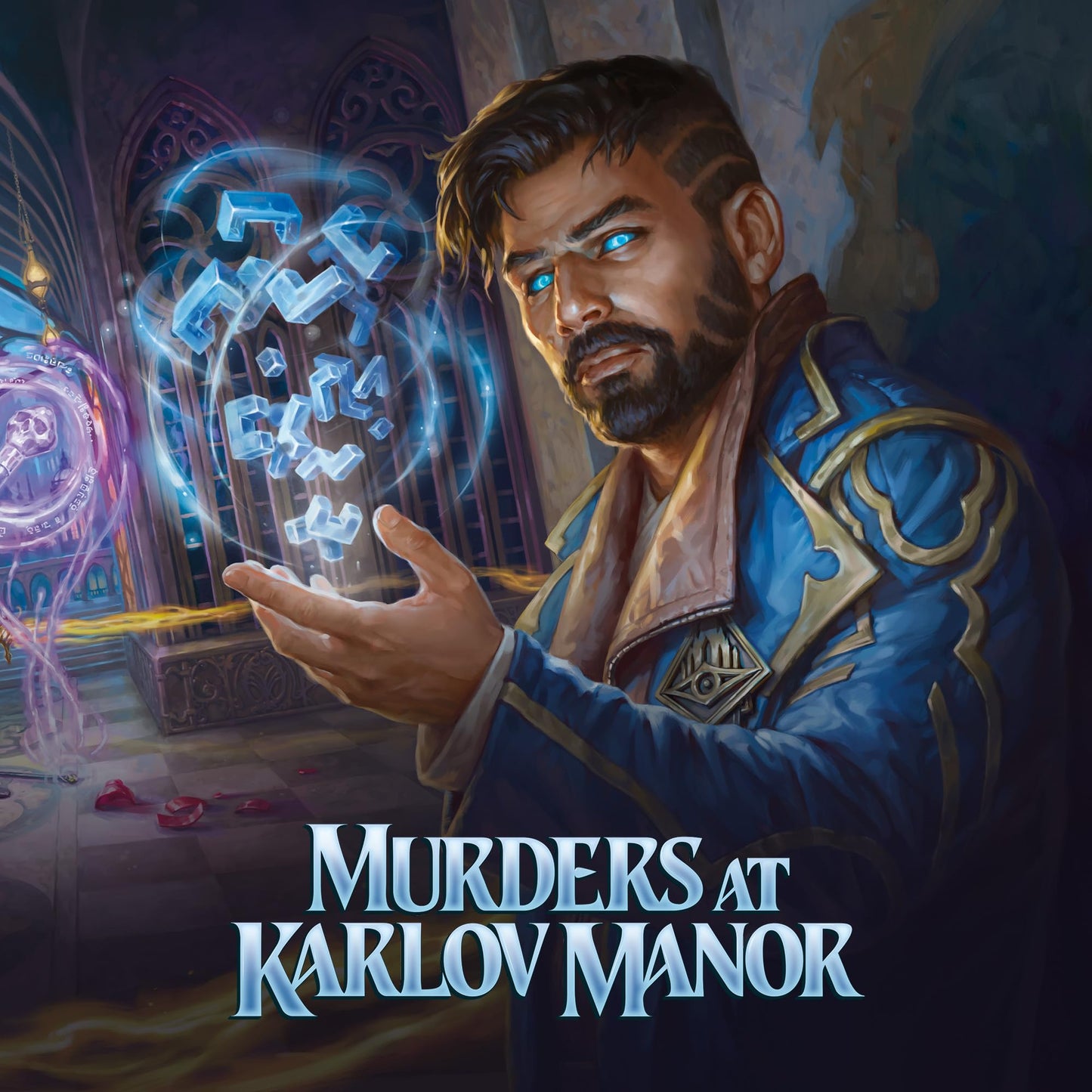 Magic: The Gathering Murders at Karlov Manor – Revenant Recon Commander Deck (100 Cards, Ready-to-Play Blue-Black)