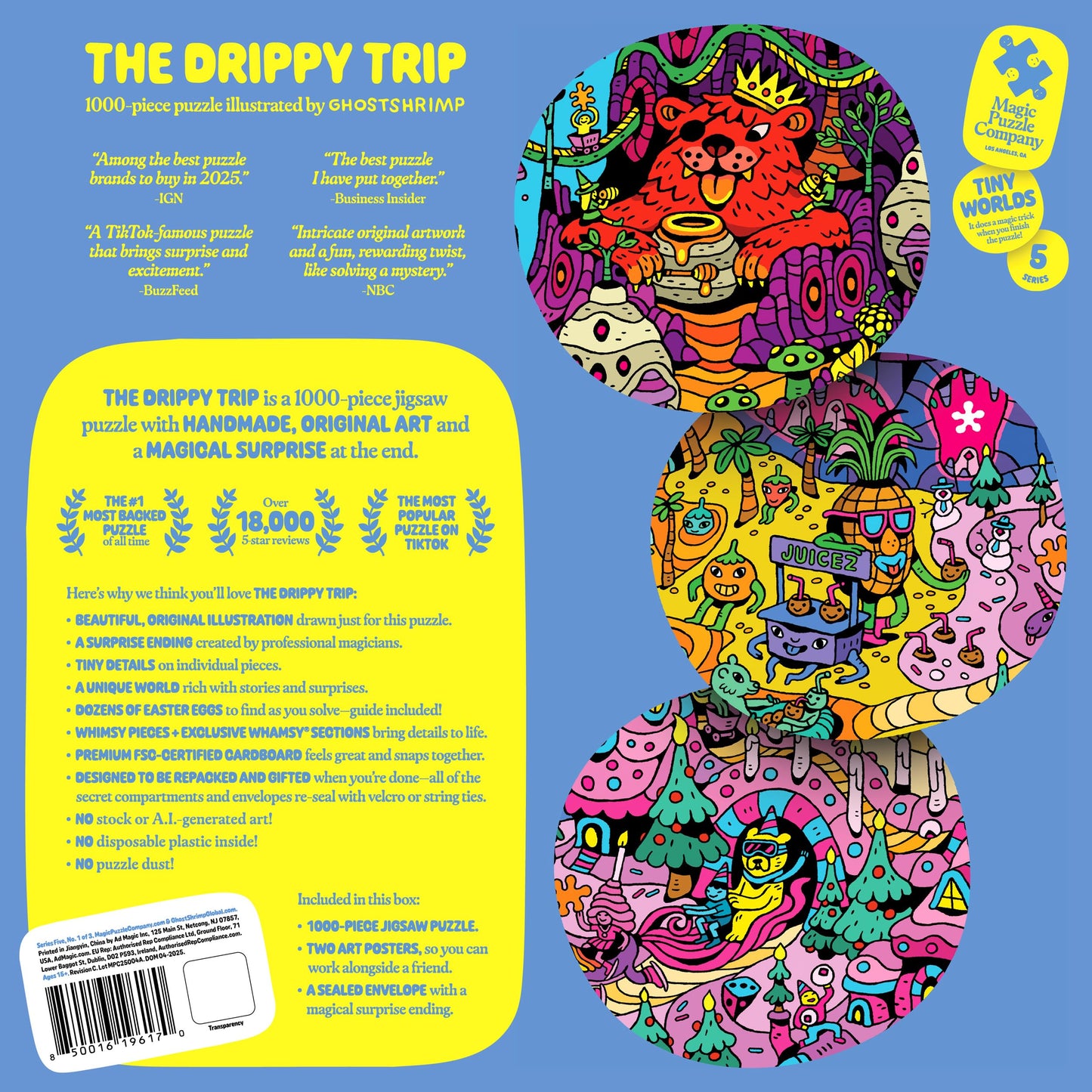 Magic Puzzle Company – The Drippy Trip: 1000-Piece Jigsaw with a Magical Ending