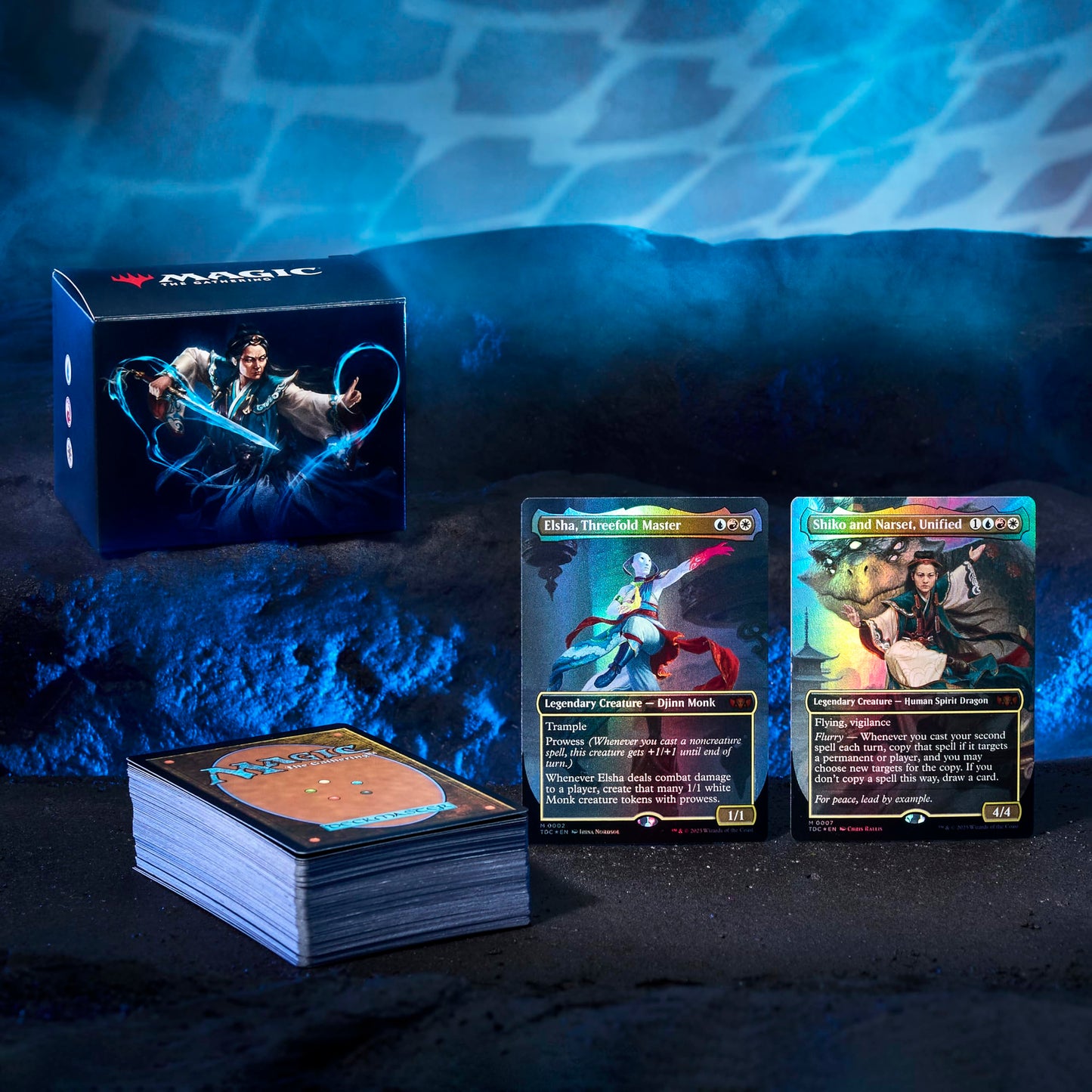 Magic: The Gathering Tarkir Dragonstorm Commander Deck Bundle — All 5 Decks Included (Abzan Armor, Jeskai Striker, Sultai Arisen, Mardu Surge, Temur Roar)