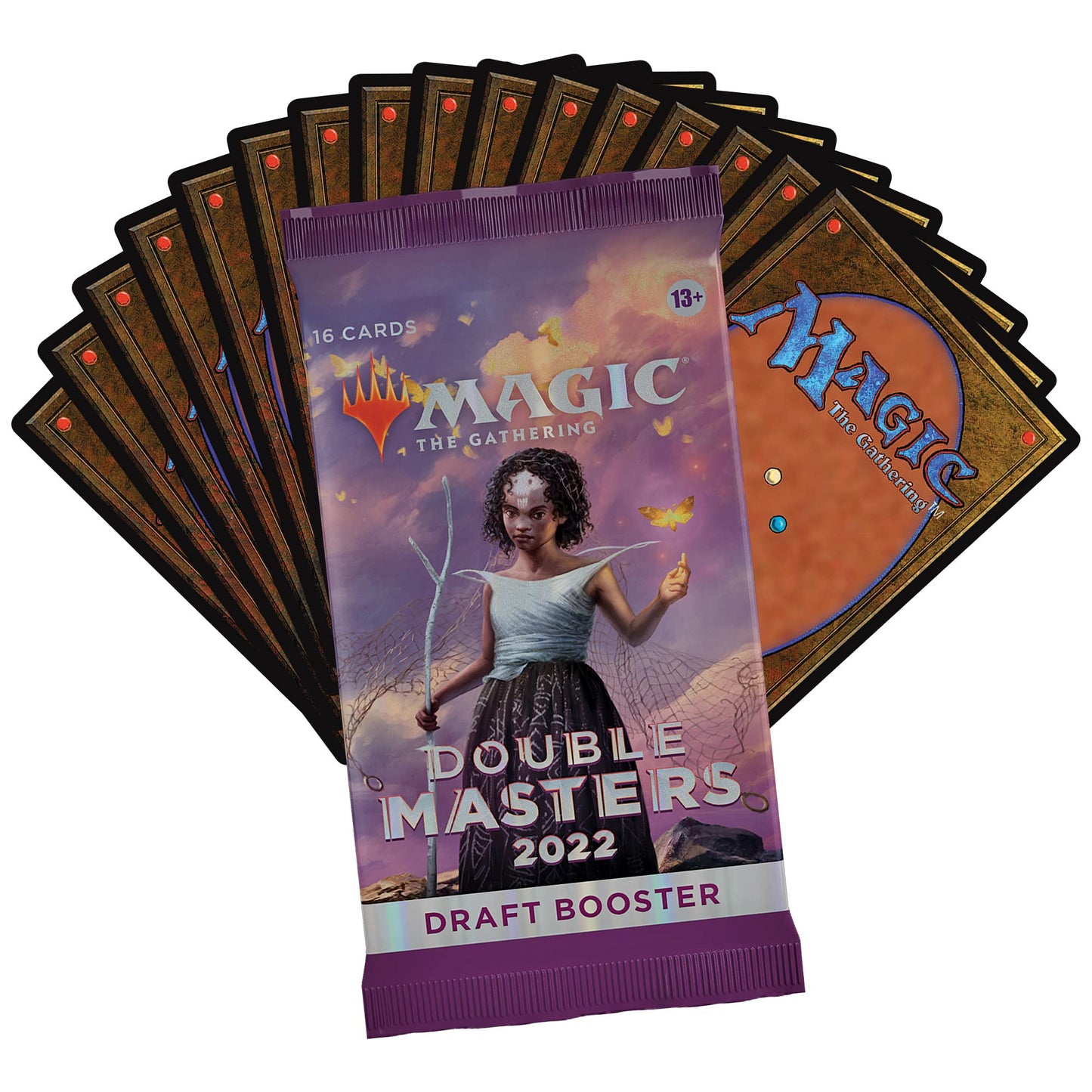 Magic: The Gathering 2X2 Double Masters 2022 Draft Booster Pack | 16 Cards, Foil Highlights, Rare Pulls