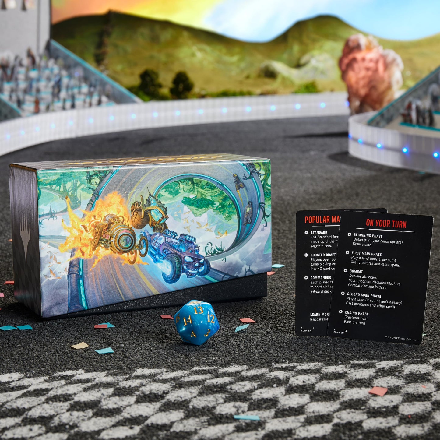 Magic: The Gathering Aetherdrift Bundle – 9 Boosters & Exclusive Accessories