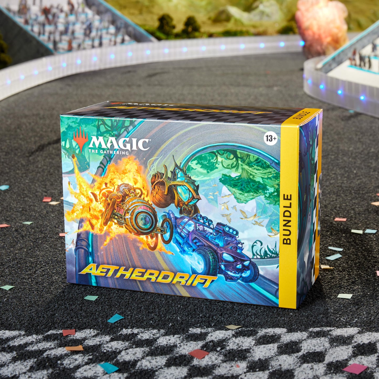 Magic: The Gathering Aetherdrift Bundle – 9 Boosters & Exclusive Accessories