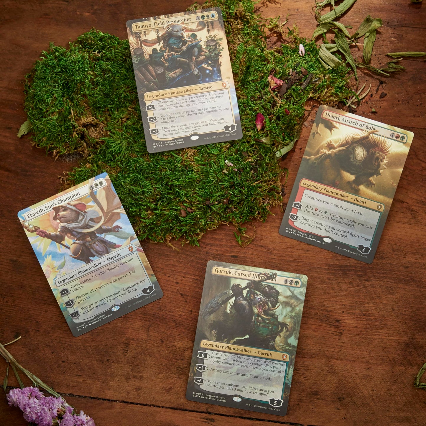Magic: The Gathering Bloomburrow Commander Deck Bundle — Includes Animated Army, Family Matters, Peace Offering, Squirreled Away