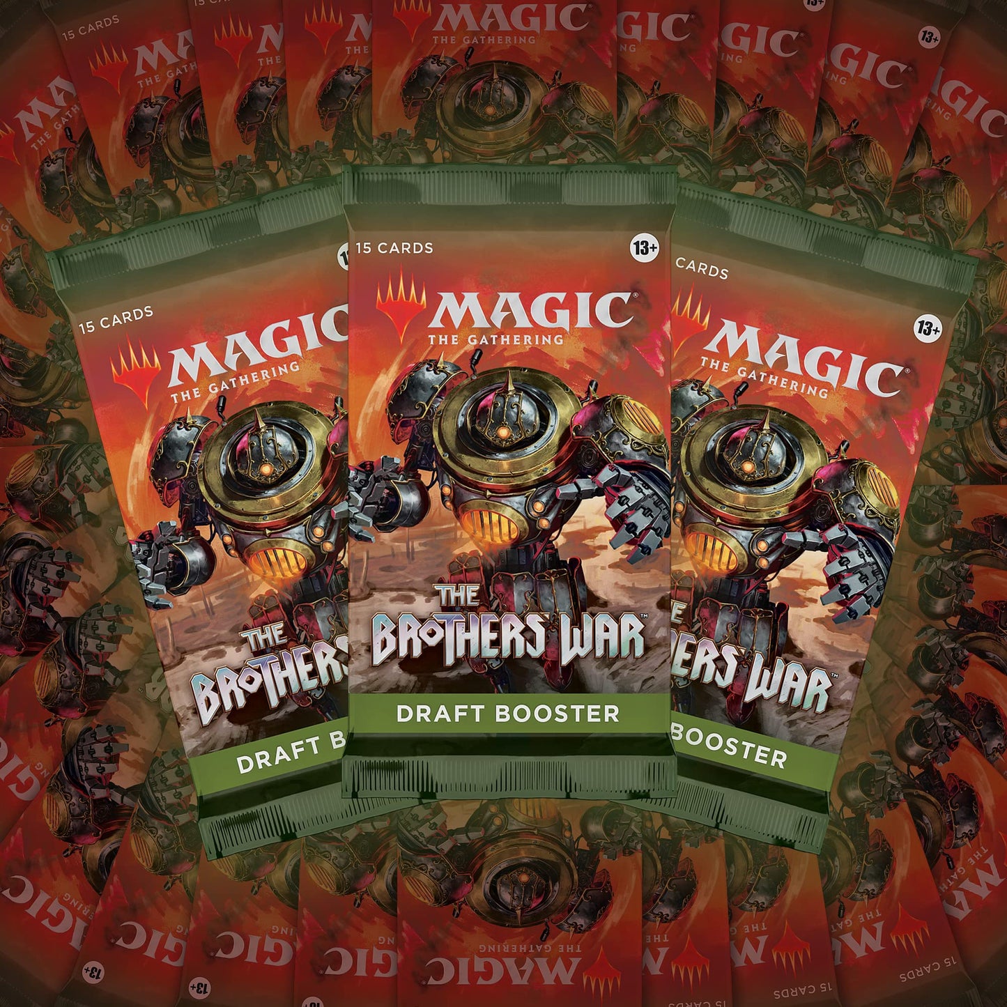 Magic: The Gathering The Brothers' War Draft Booster Box - 36 Packs (540 Cards)