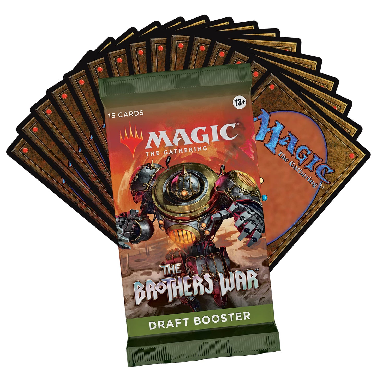 Magic: The Gathering The Brothers' War Draft Booster Box - 36 Packs (540 Cards)