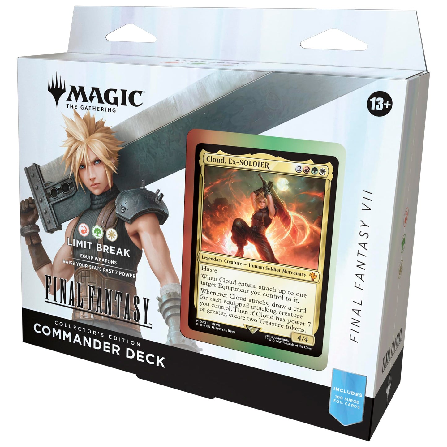 Magic: The Gathering Collector Edition Final Fantasy VII Commander Deck – Limit Break