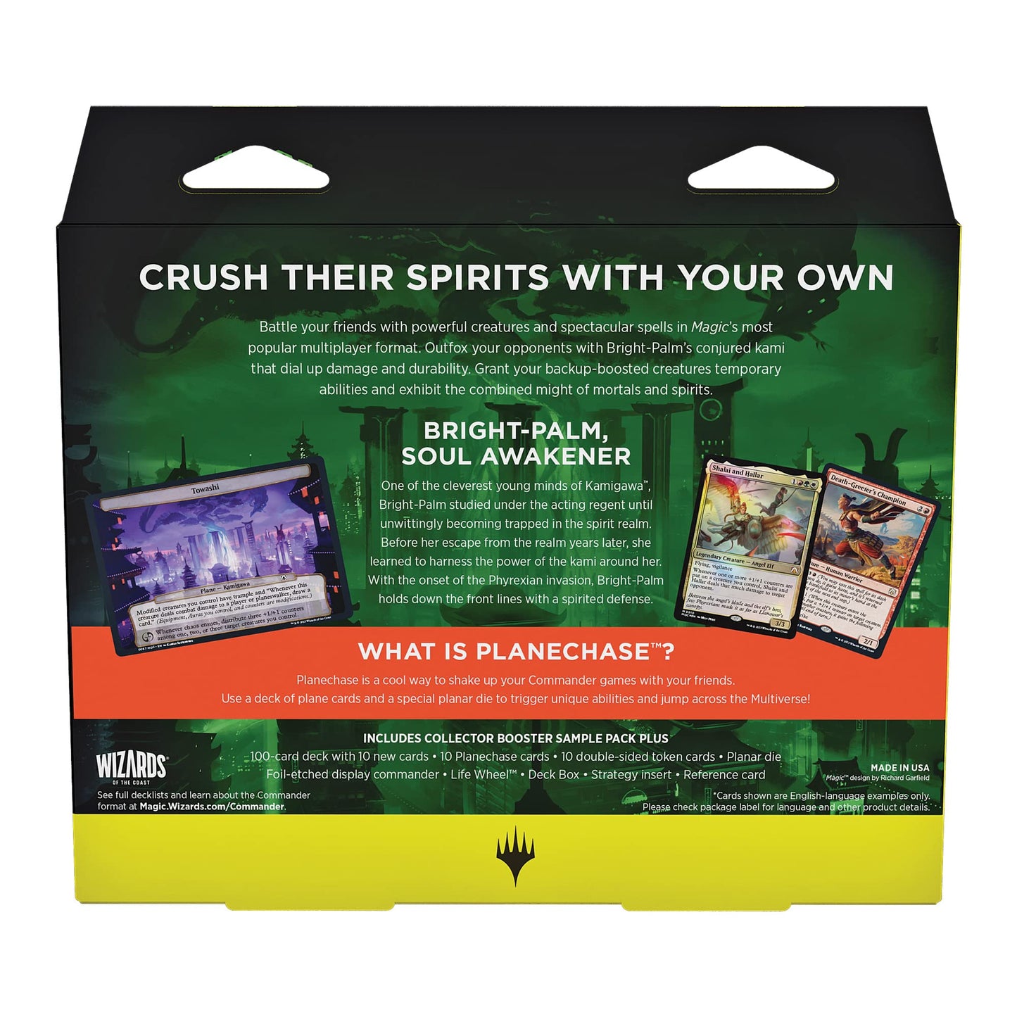 Magic: The Gathering Call for Backup Commander Deck (March of the Machine) — 100-Card Red-Green-White Deck with Planechase and Collector Booster