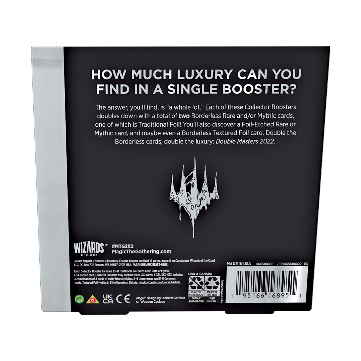 Magic: The Gathering Double Masters 2022 Collector Booster Box – 4 Boosters, 60 Magic Cards