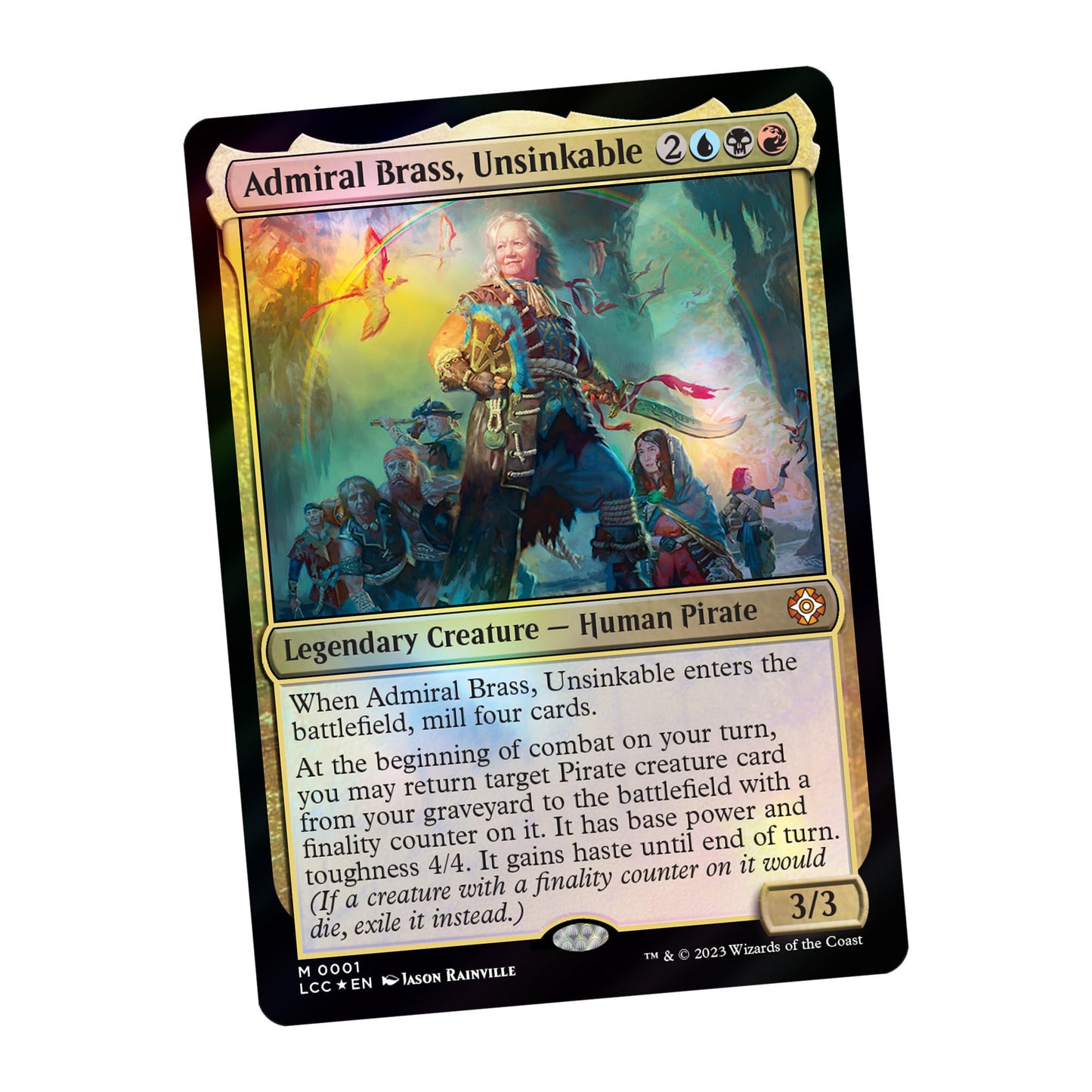 Magic: The Gathering The Lost Caverns of Ixalan – Ahoy Mateys Commander Deck (100 Cards, Collector Booster Sample Pack + Accessories)
