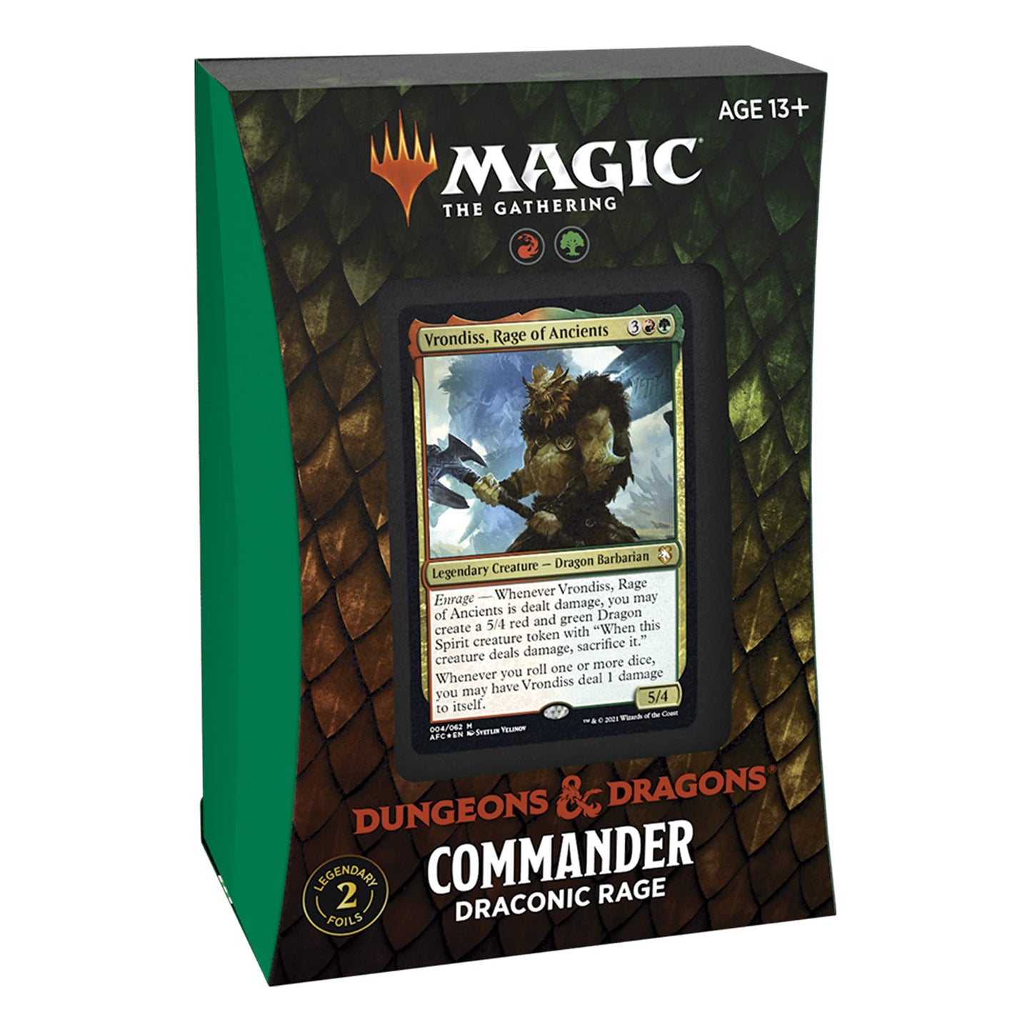 Magic: The Gathering Adventures in the Forgotten Realms Commander Deck – Draconic Rage (Red-Green)